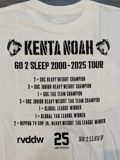 KENTA "GO 2 SLEEP 2000-2025 TOUR" T-Shirt (White)