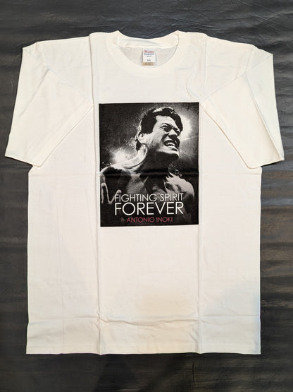 Antonio Inoki  "FIGHTING SPRIT FOREVER" Picture T-Shirt