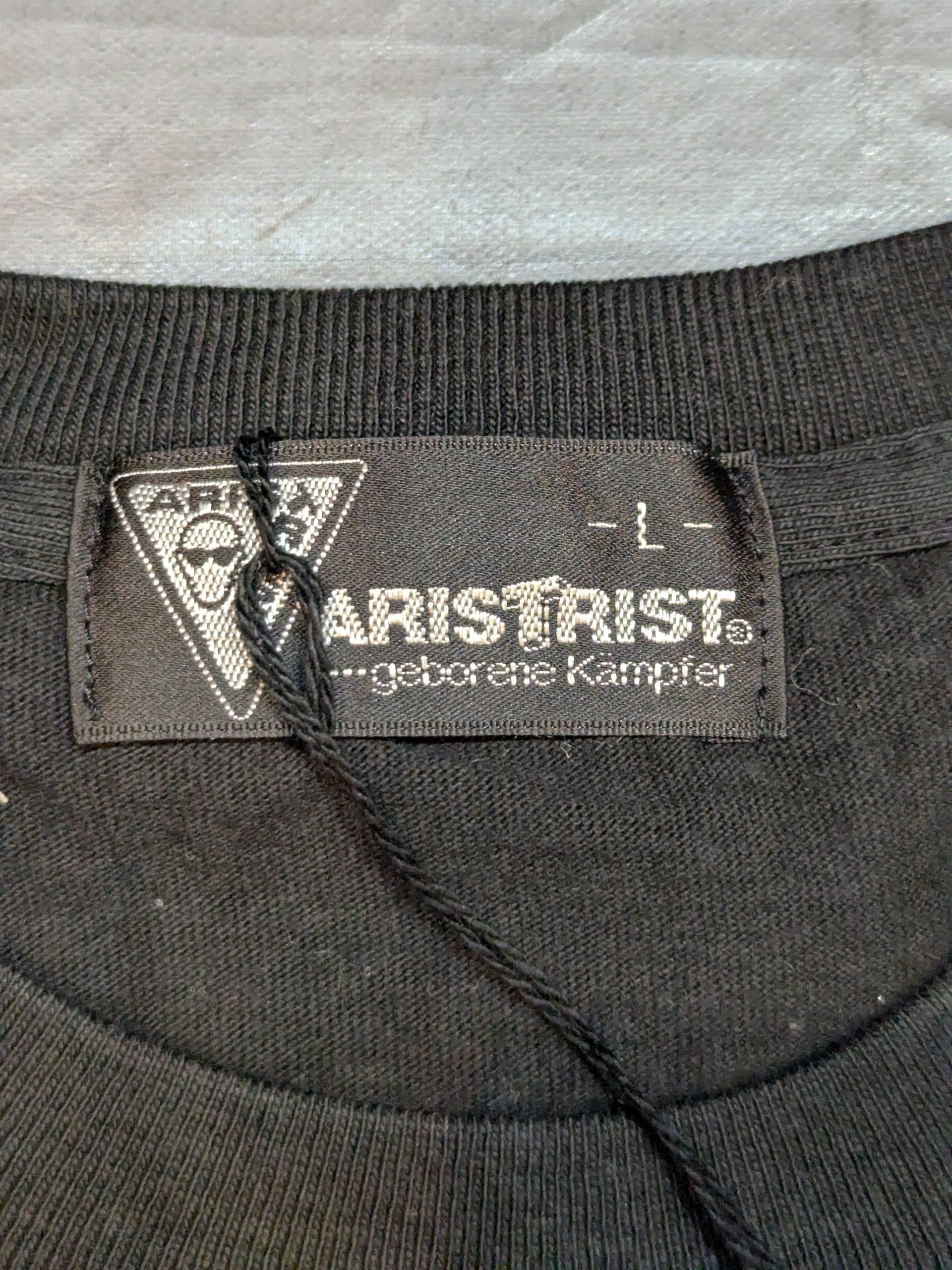 蝶野正洋 直筆サイン入り】ARISTRIST AT ロゴ Tシャツ(ブラック) – 闘道館