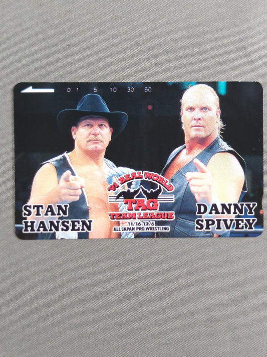 Stan Hansen & Dan Spivey (Danny Spivey)  91 Real World Tag League