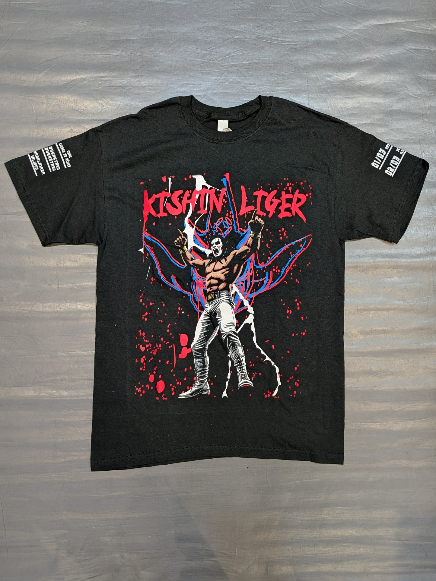 Onigami Liger "REVENGE MEXICO TOUR 2025" Illustration T-Shirt