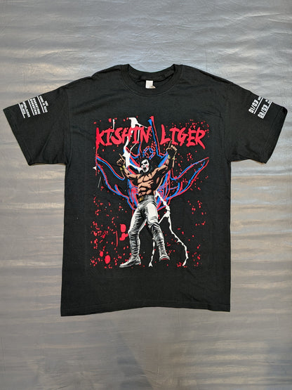 Onigami Liger "REVENGE MEXICO TOUR 2025" Illustration T-Shirt