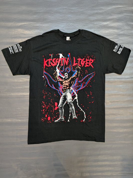 鬼神ライガー「REVENGE MEXICO TOUR 2025」イラストTシャツ