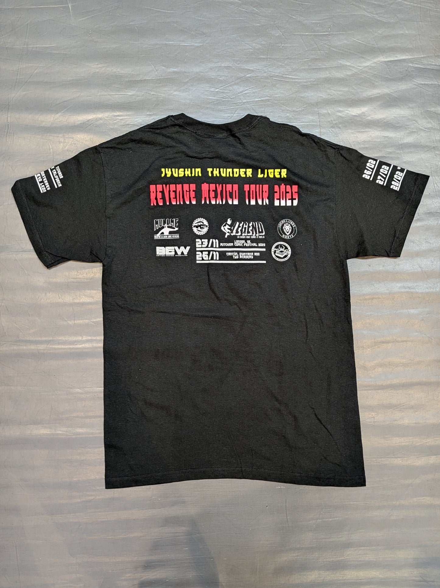 Onigami Liger "REVENGE MEXICO TOUR 2025" Illustration T-Shirt