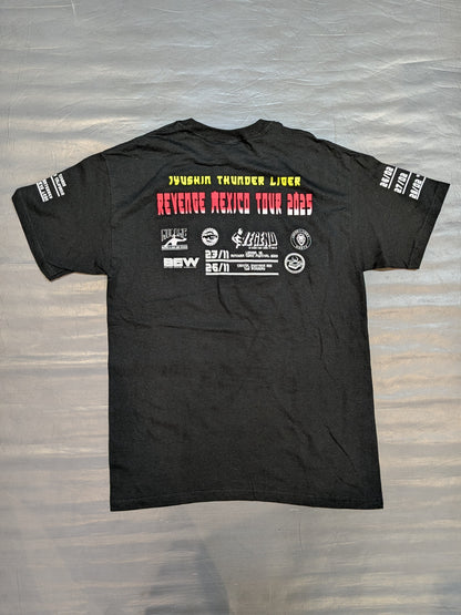 Onigami Liger "REVENGE MEXICO TOUR 2025" Illustration T-Shirt