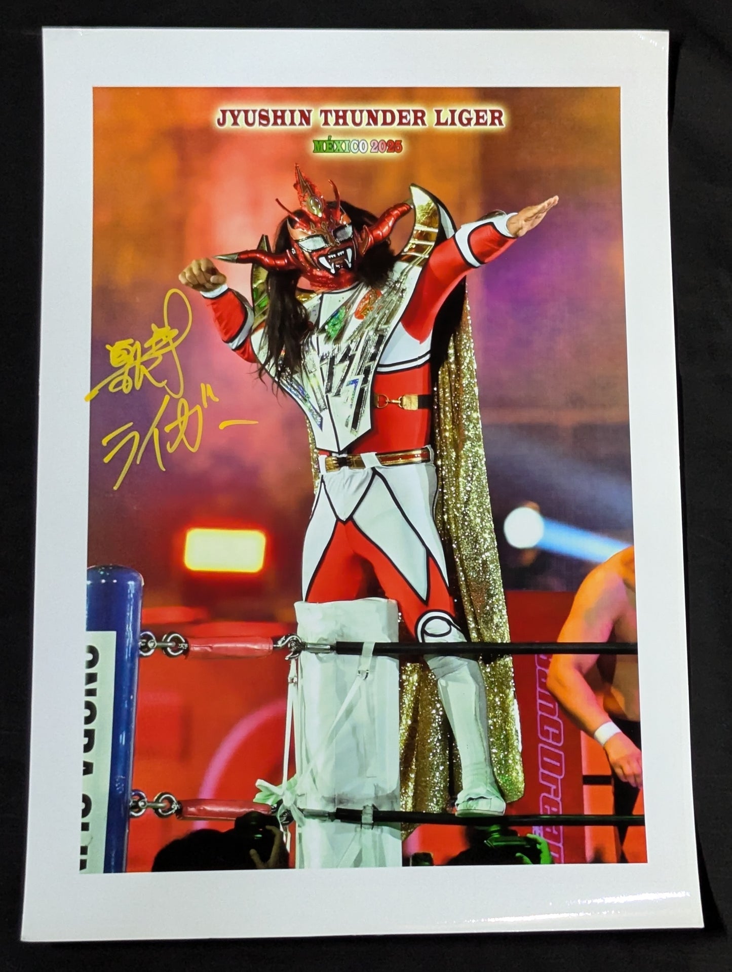 Jushin Thunder Liger  hand signed autograph Pro-Photo (2)
