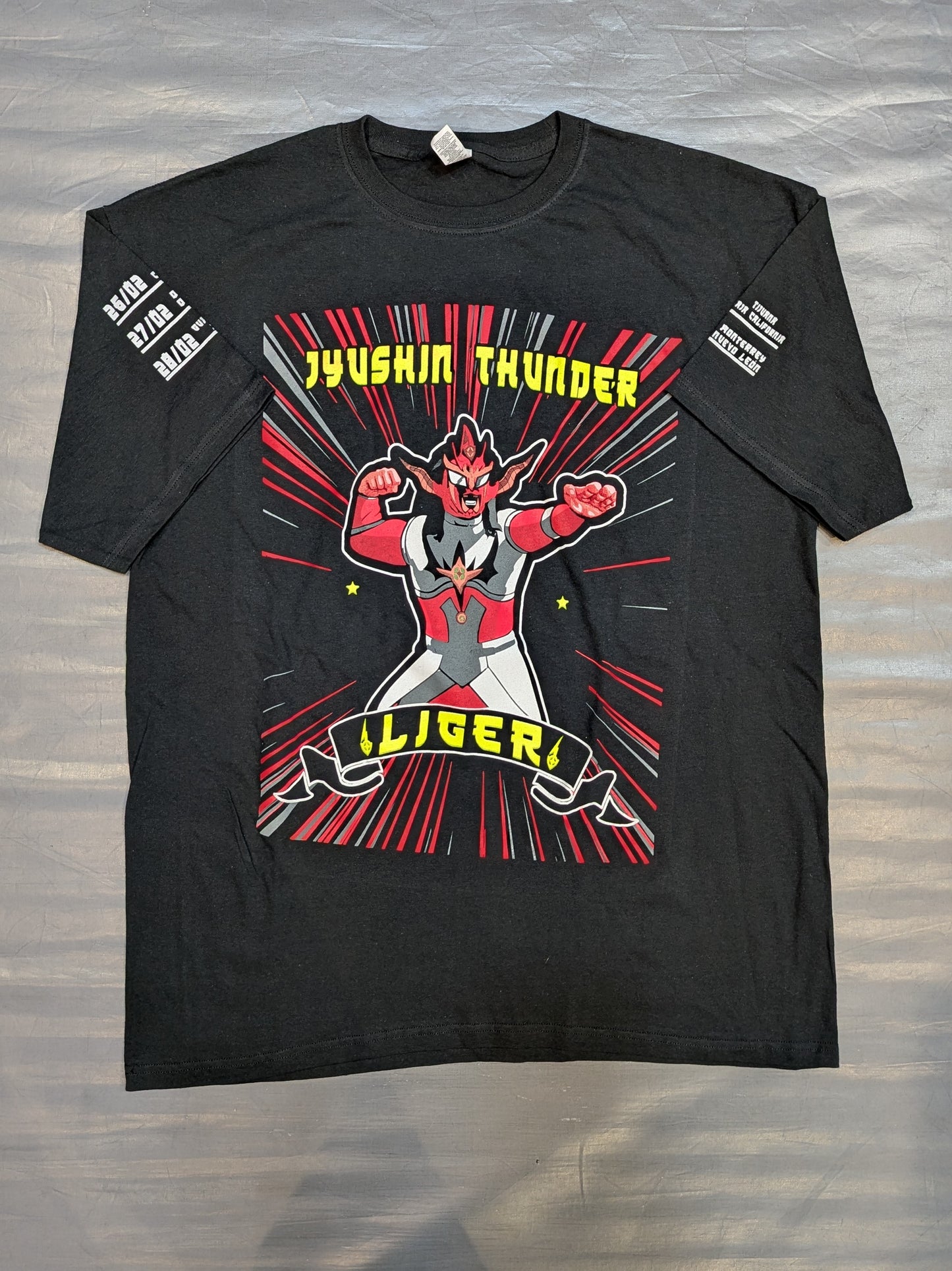 Jushin Thunder Liger  "REVENGE MEXICO TOUR 2025" Illustration T-Shirt