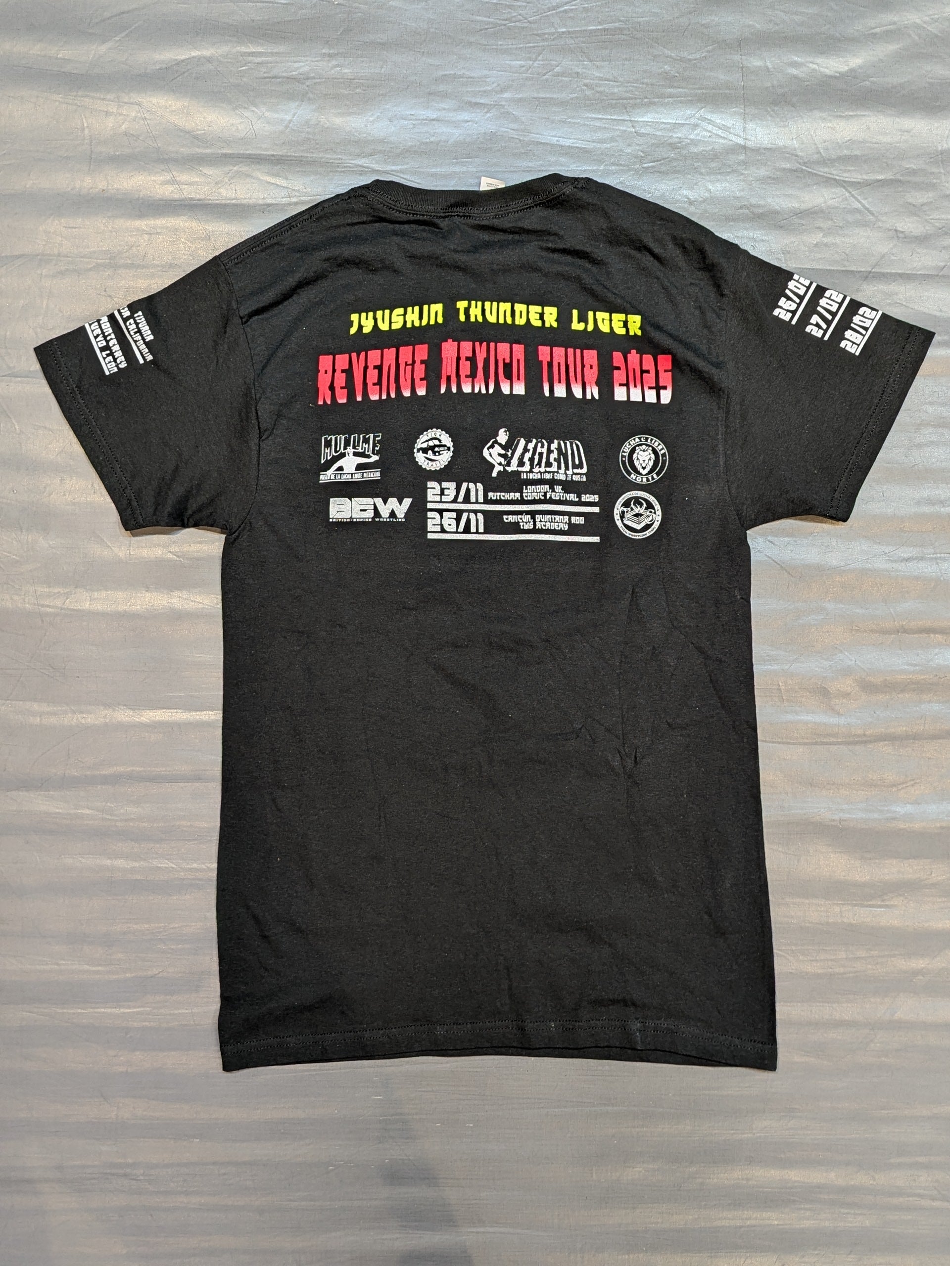獣神サンダー・ライガー「REVENGE MEXICO TOUR 2025」イラストTシャツ