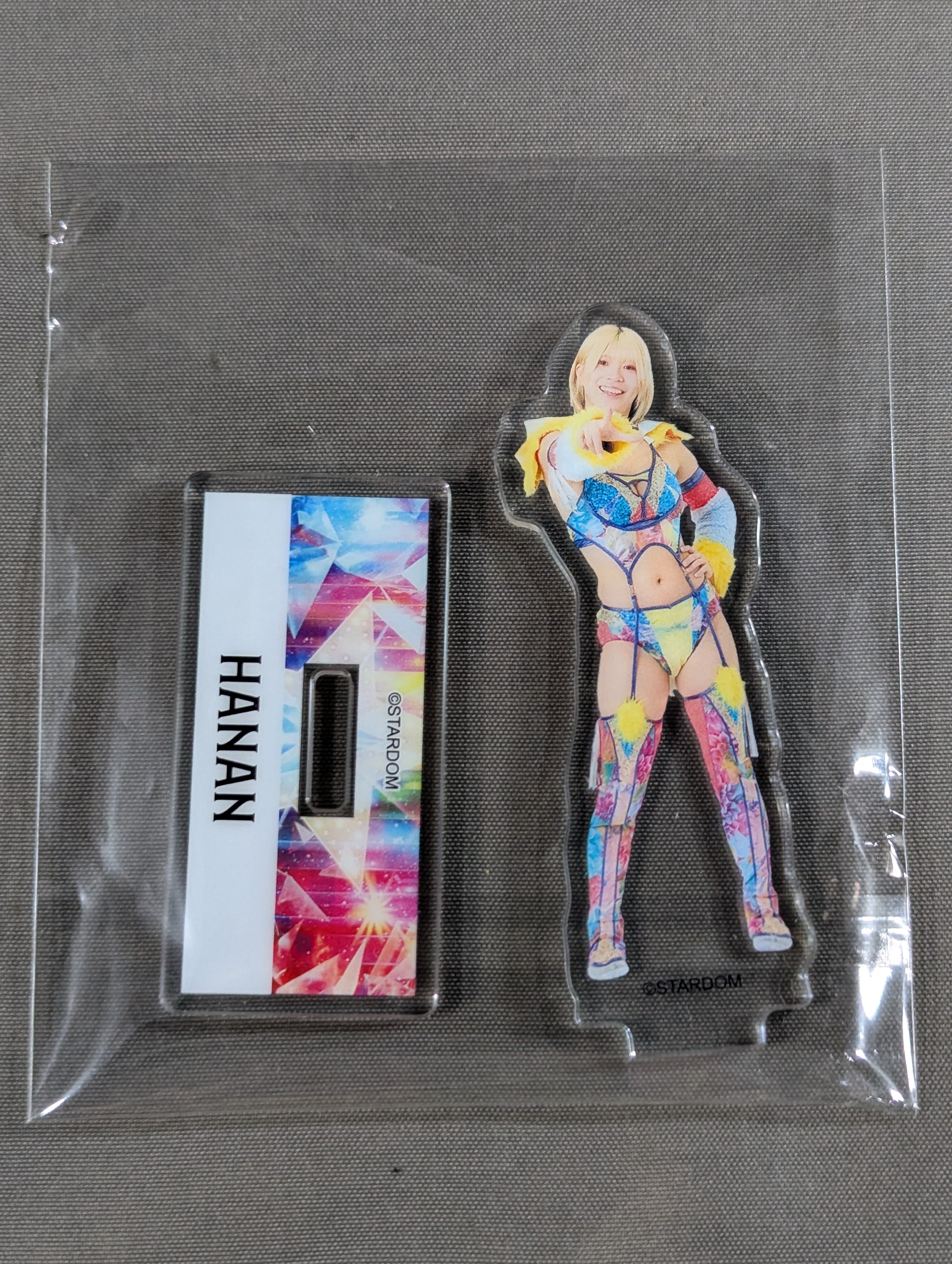 STARDOM くじ　アクリルスタンド 羽南 ミニアクリルスタンド① WORLD WONDER RING STARDOMくじ(2025