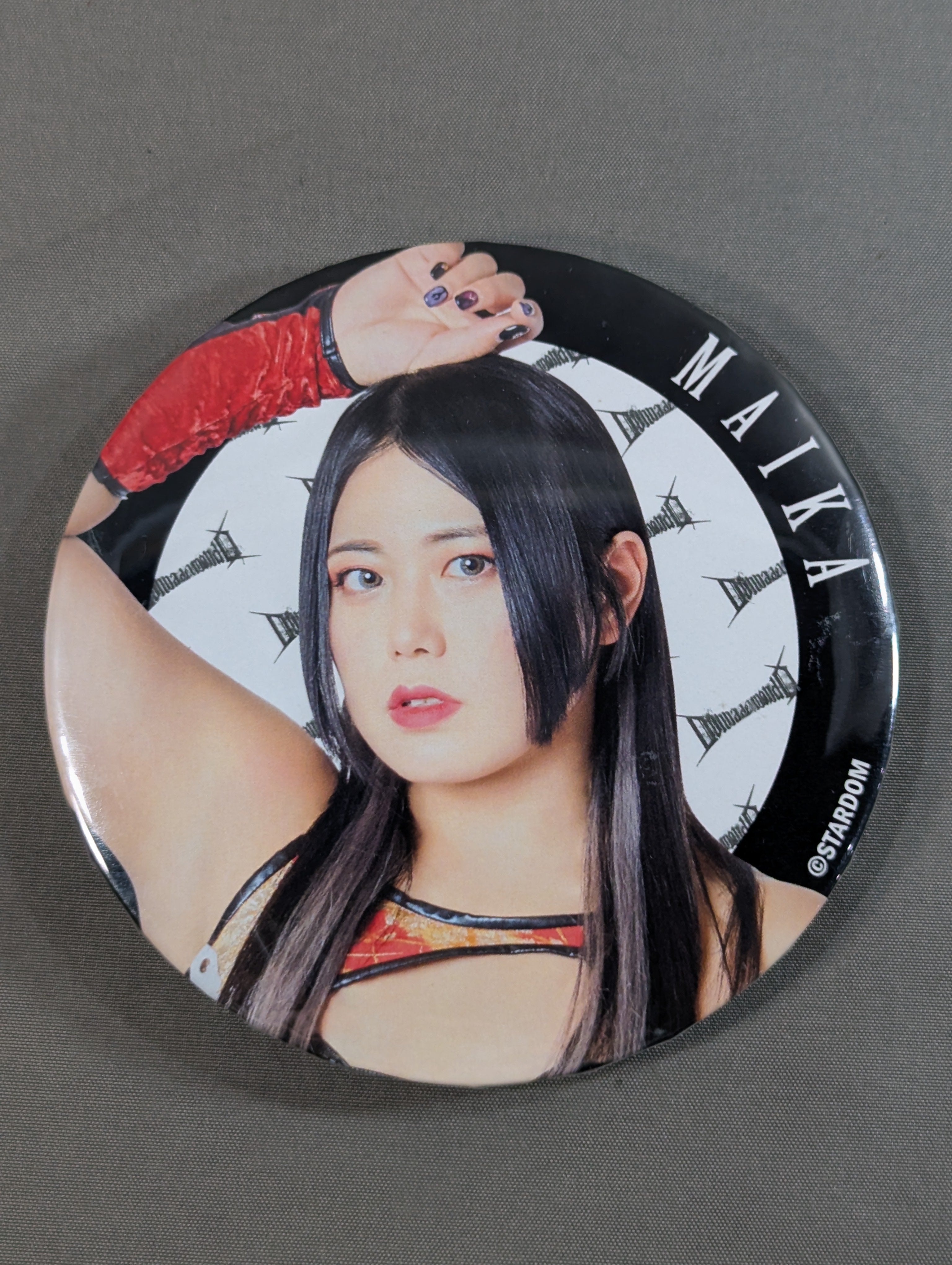スターダム くじ　BIGアクリルスタンド　フィニッシュ賞　トレーディング缶バッジ WORLD WONDER RING STARDOMくじ
