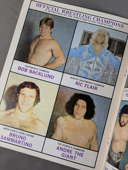 ★バックランドvsアドニス 王座戦★ W.W.F. CHAMPIONSHIP WRESTLING OFFICIAL PROGRAM MAGAZINE No.50