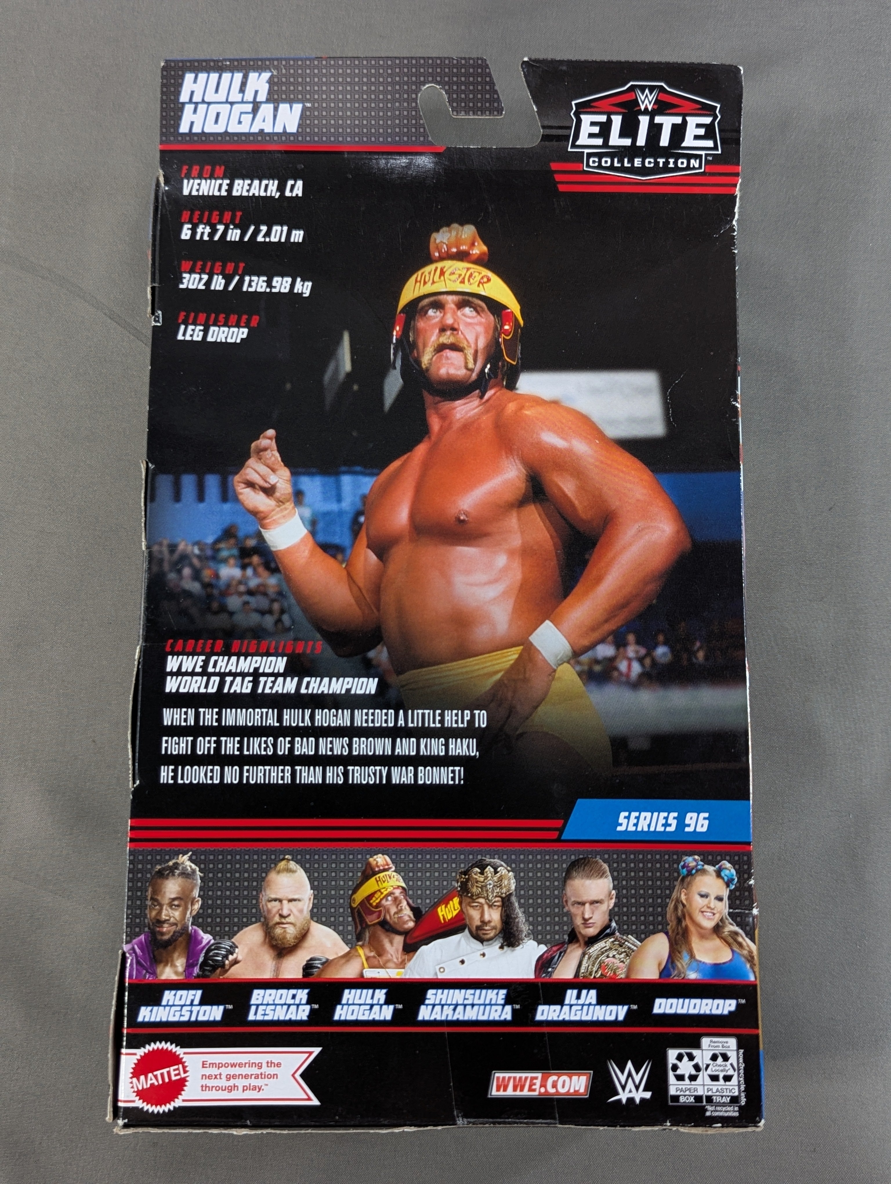 WWE ハルク・ホーガン Elite Collection #91 ハルク・ホーガン (黄色パンツ) – 闘道館