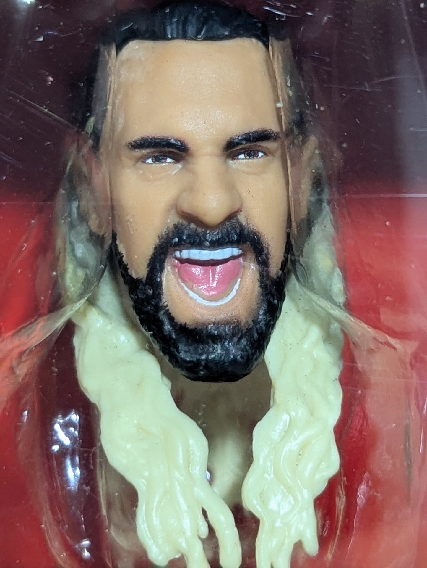 Seth Rollins (red x black tights & jacket)