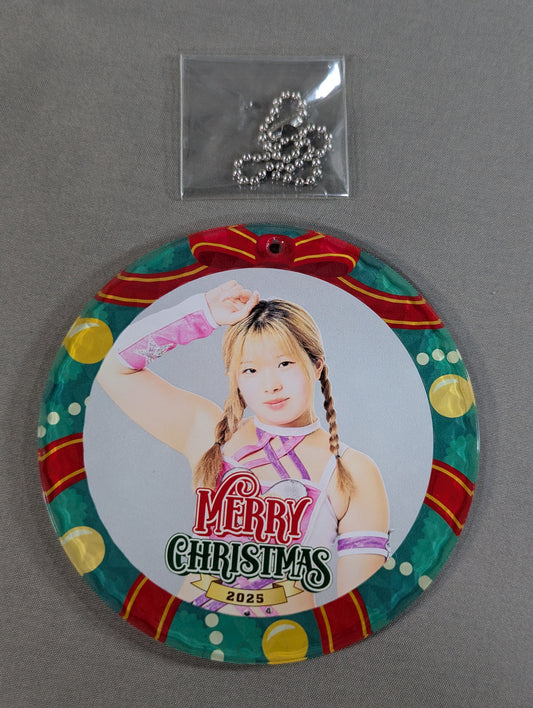 梨杏 クリスマスアクリルキーホルダー