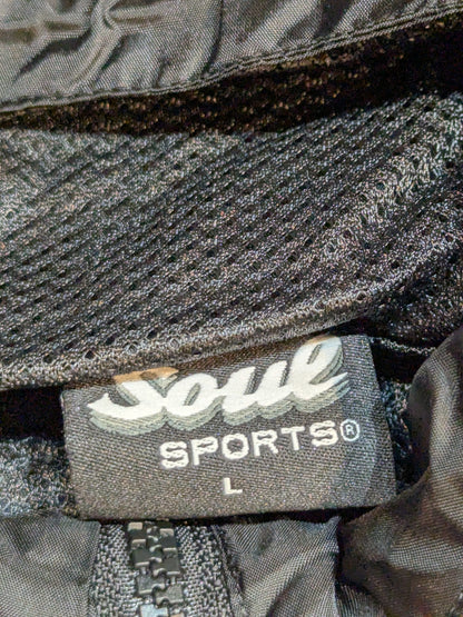 L・I・J×SOUL セットアップウィンドブレーカー(ブラック×レッド)