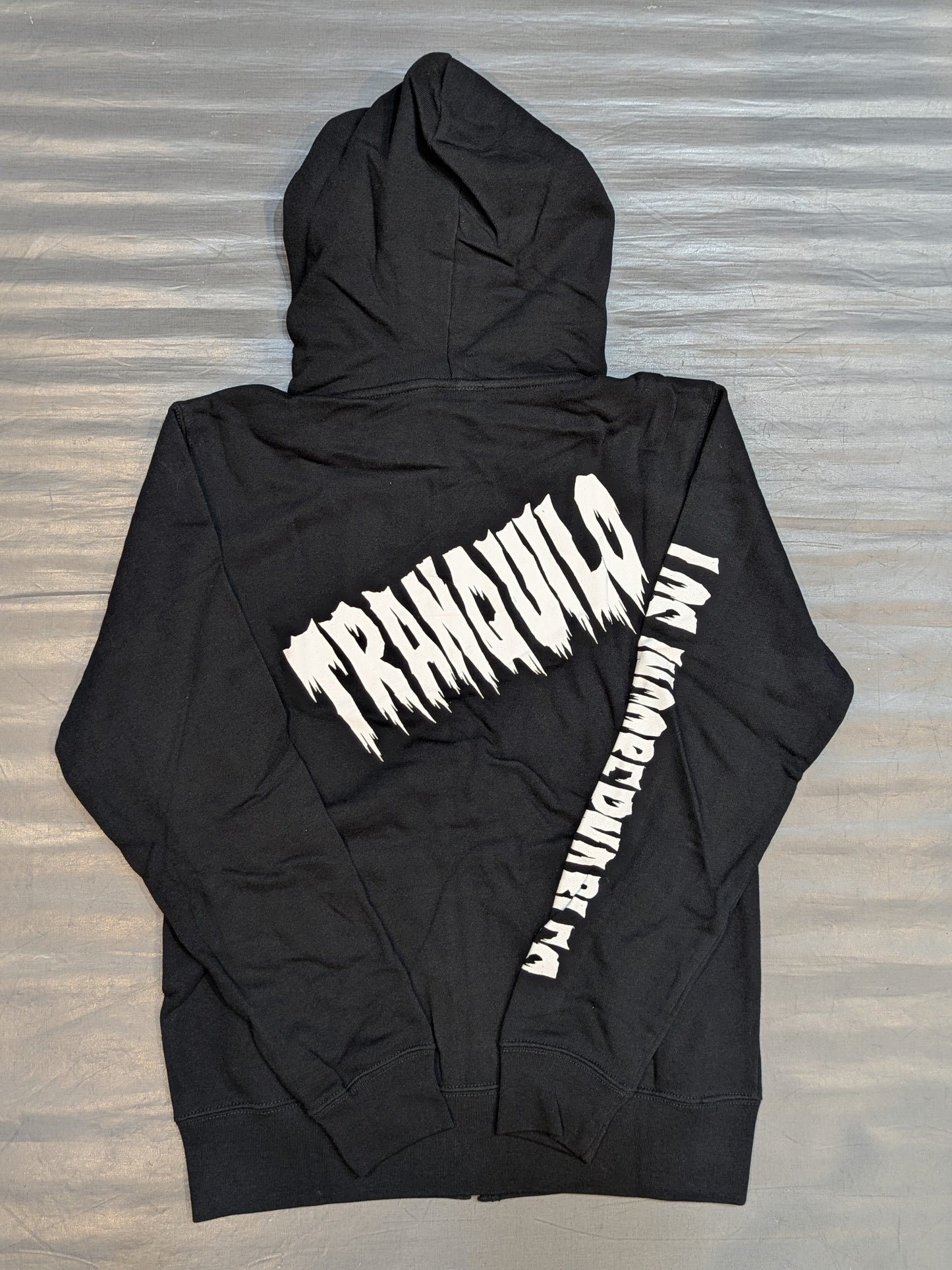 Tetsuya Naito Zip hoodie  (Reprint Edition / Black× White)