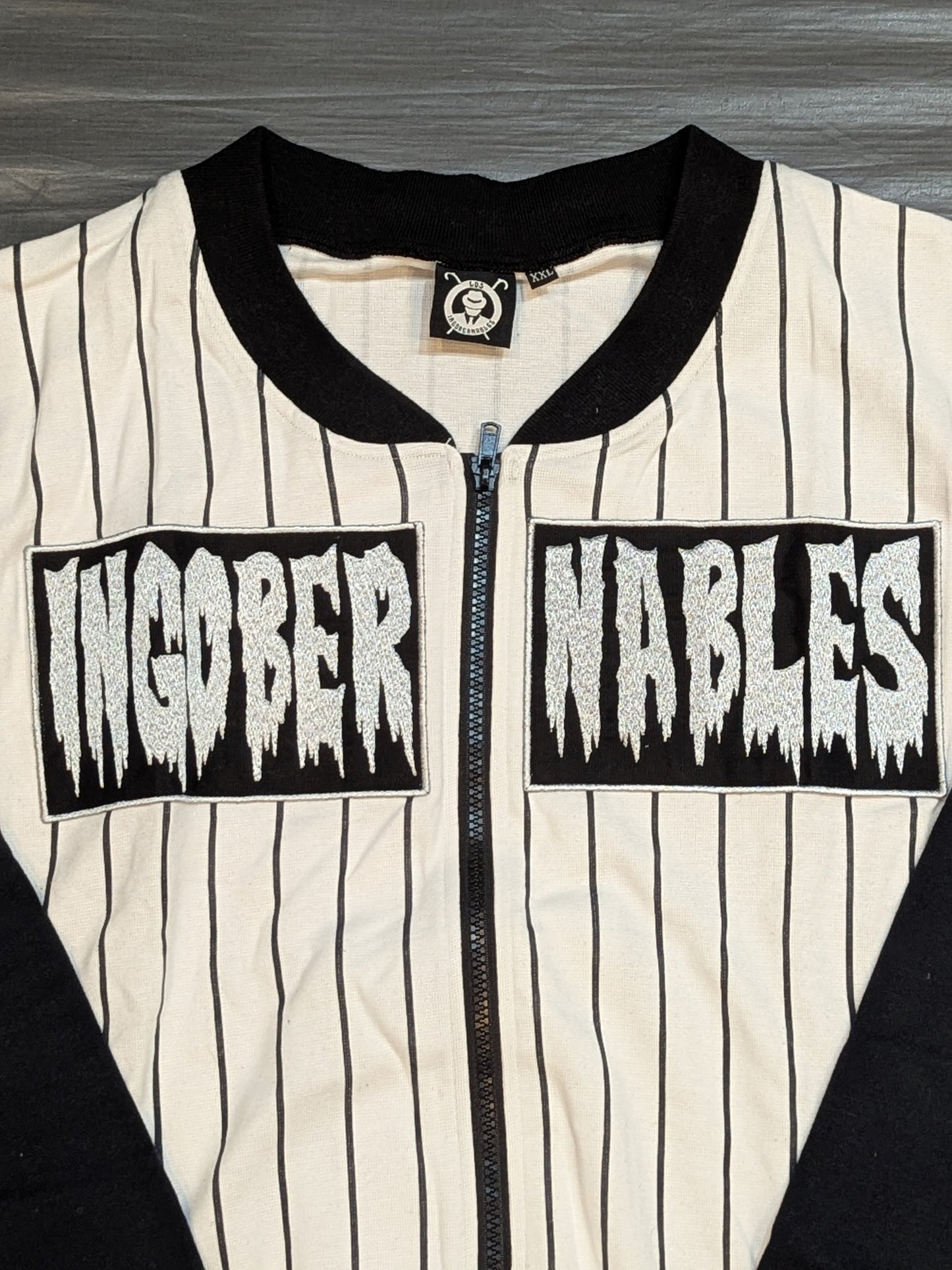 [4 fighters hand signed autograph L.I.J. Striped blouson