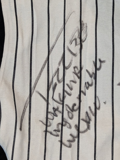 [4 fighters hand signed autograph L.I.J. Striped blouson