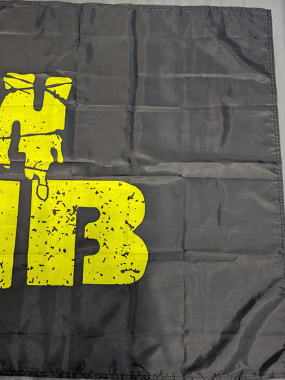 ICW "NHB" Flag (Black× Yellow)