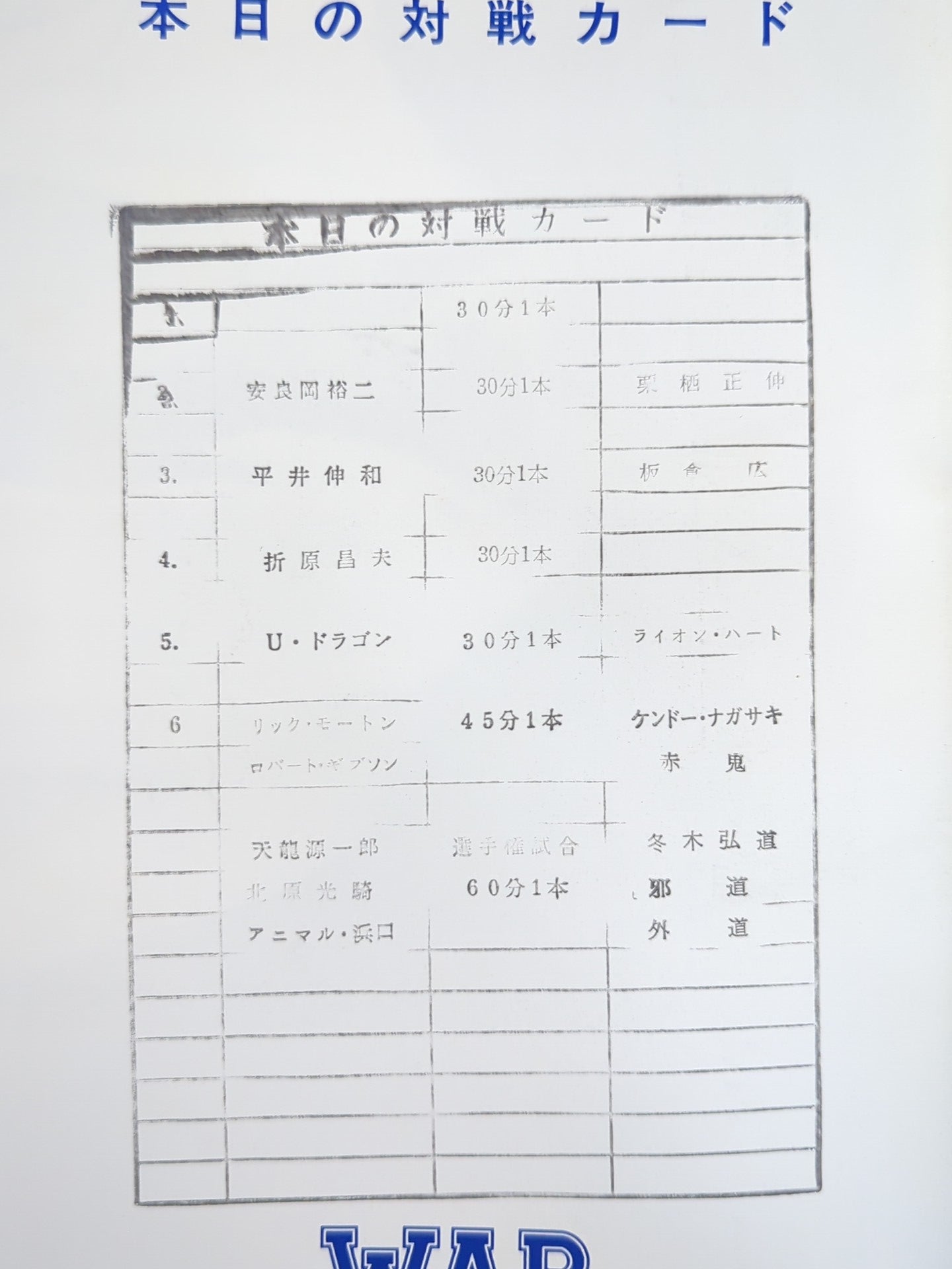 ロックンロール・エクスプレス 直筆サイン入り】WAR / WAR-ISM 1994