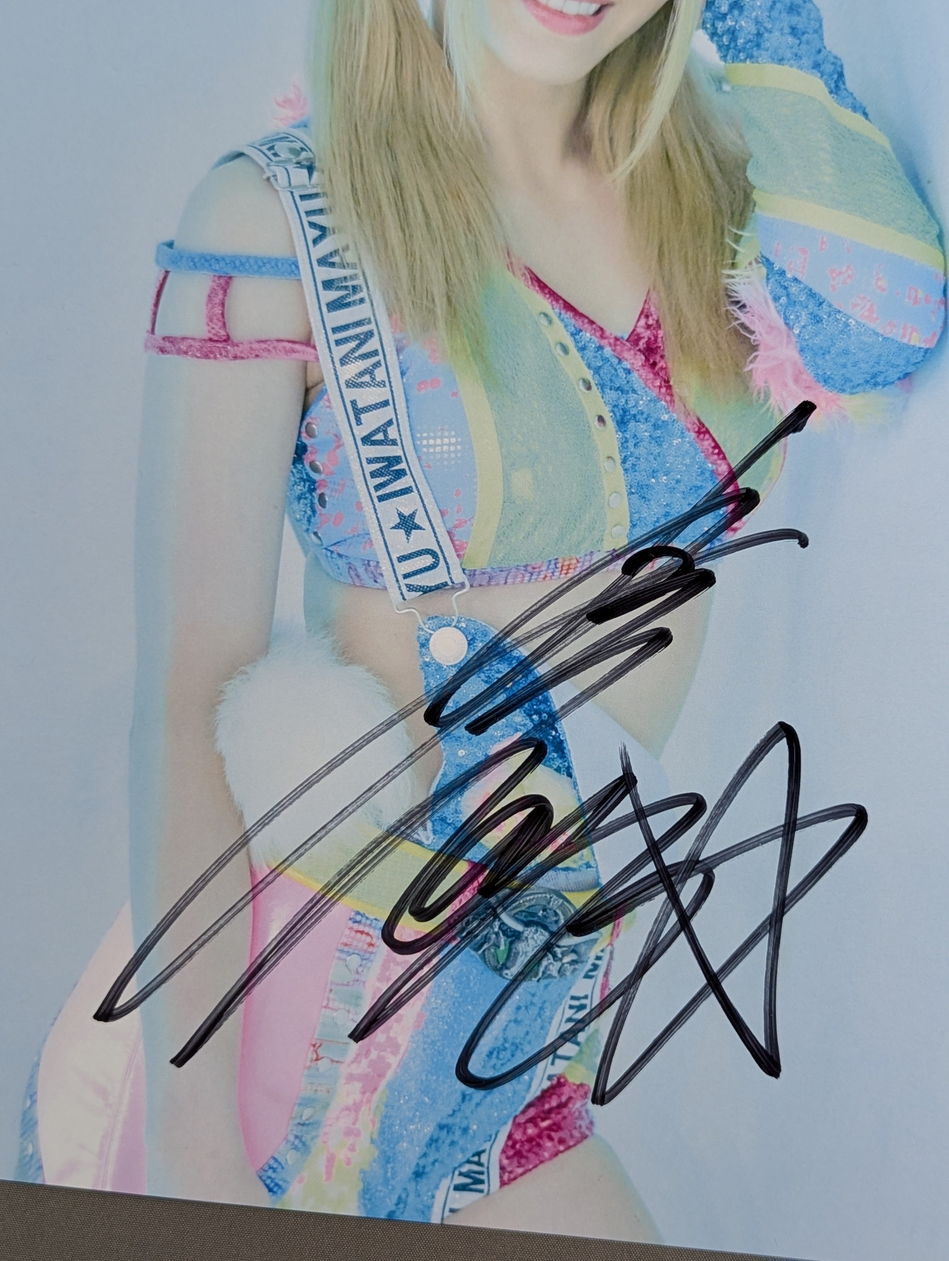 岩谷麻優 直筆サイン入り スターダムポートレート(W-6) – 闘道館