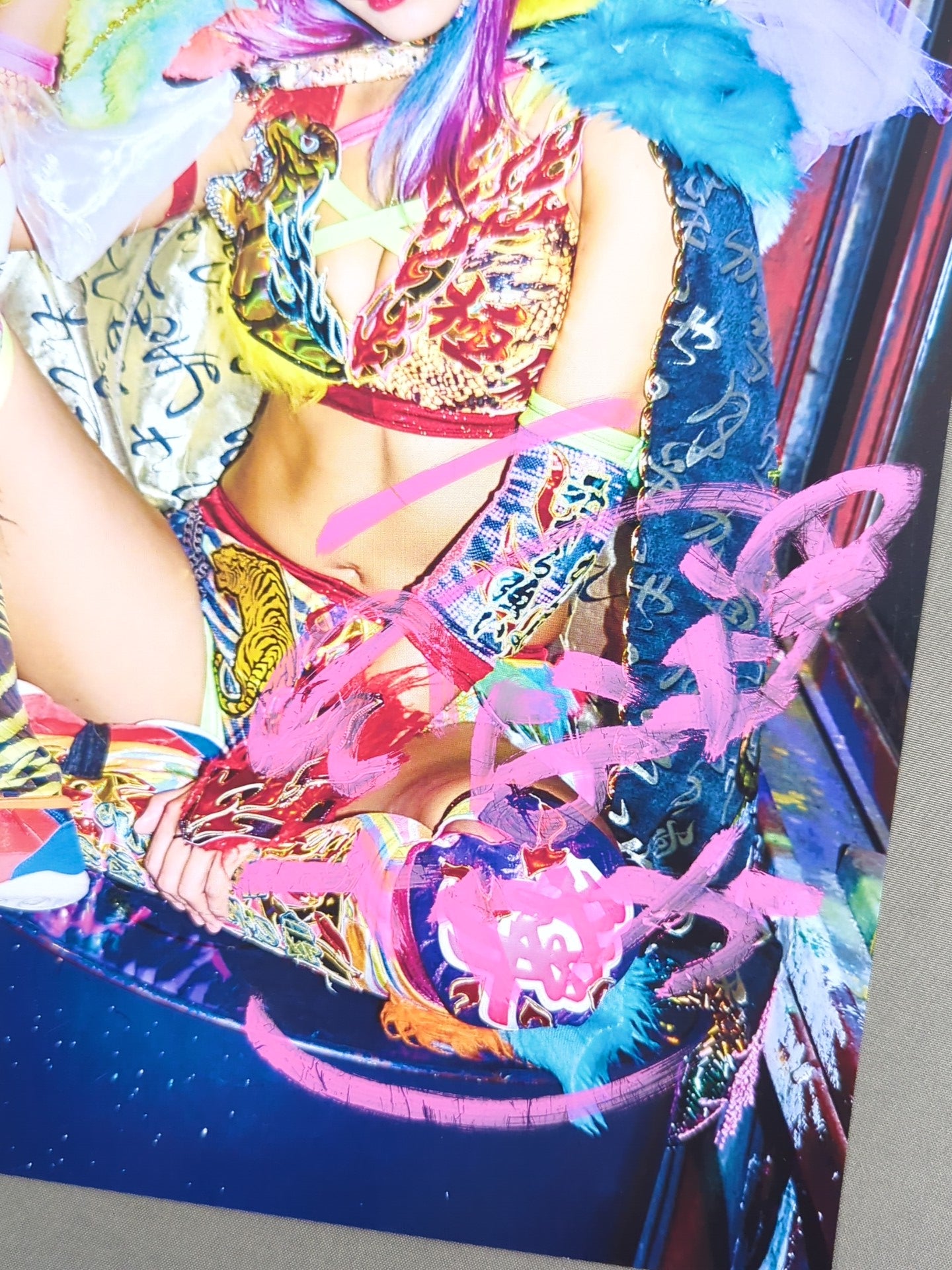 UNAGI SAYAKA  hand signed autograph  Starda Pro-Photo (Q-6)
