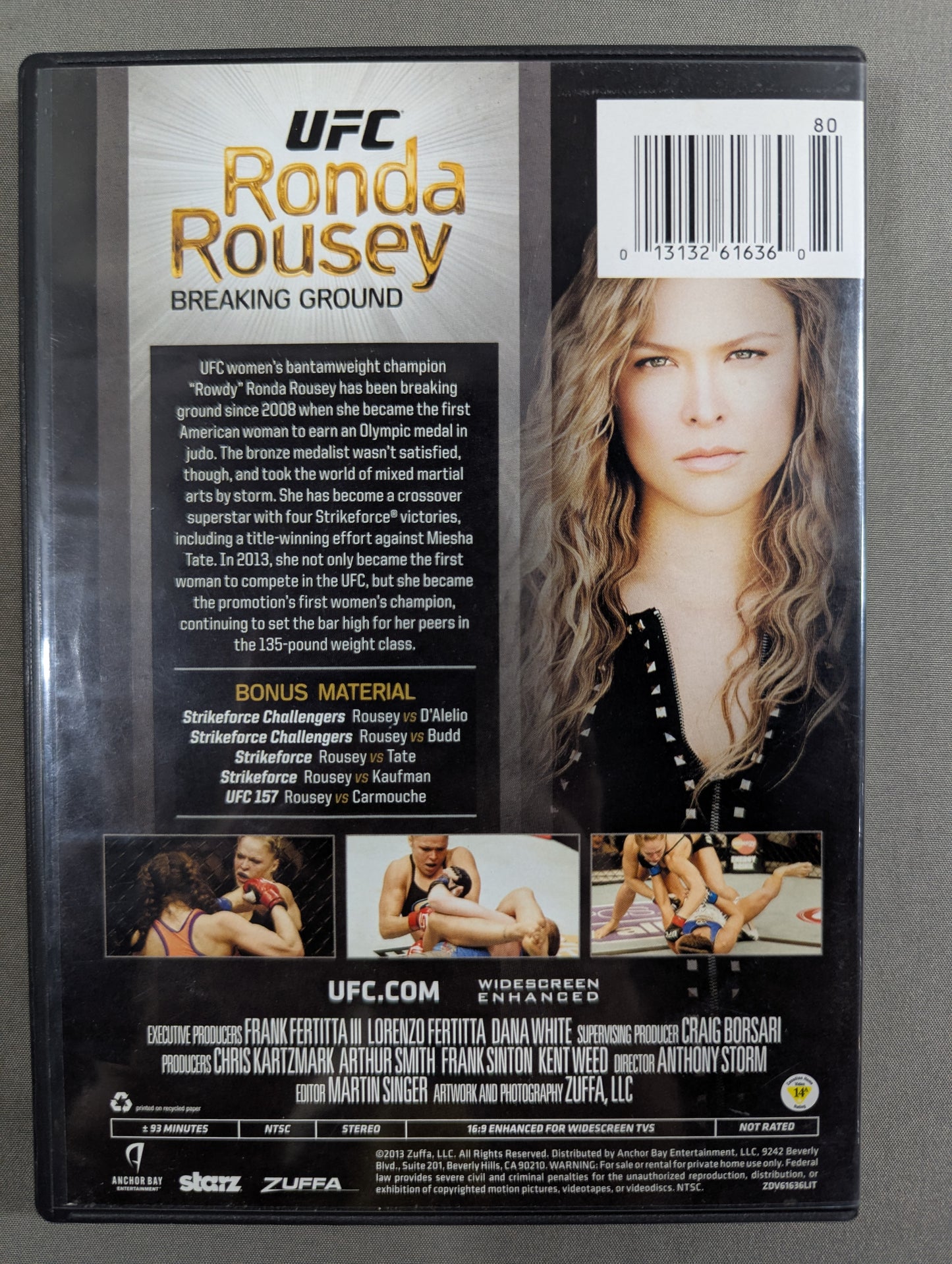 UFC Ronda Rousey BREAKING GROUND