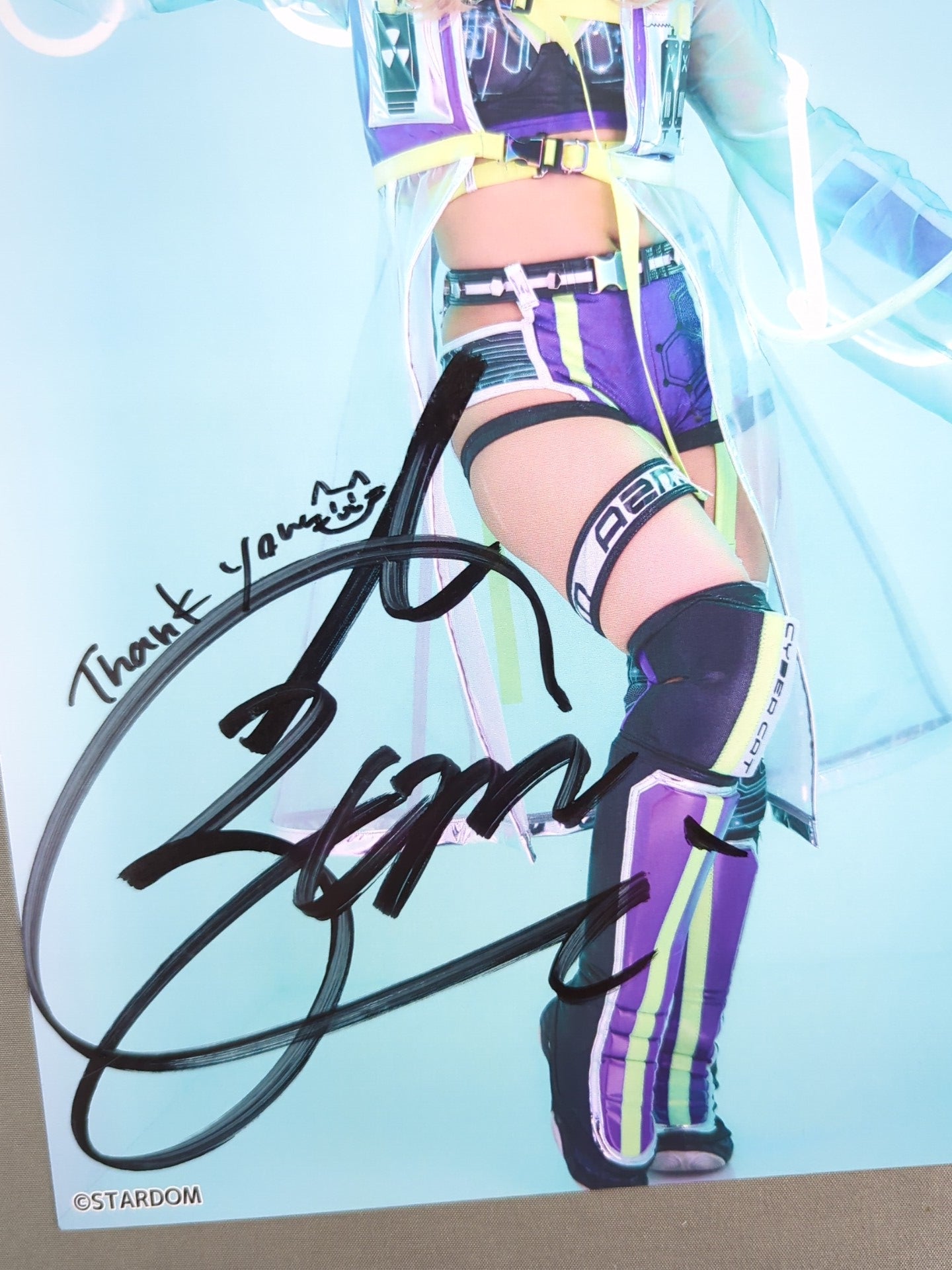 AZM hand signed autograph stardom Pro-Photo (T-4)