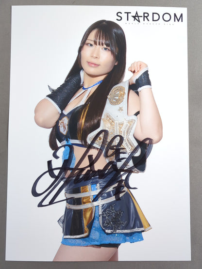 HINA  hand signed autograph  Starda Pro-Photo  (F-4)