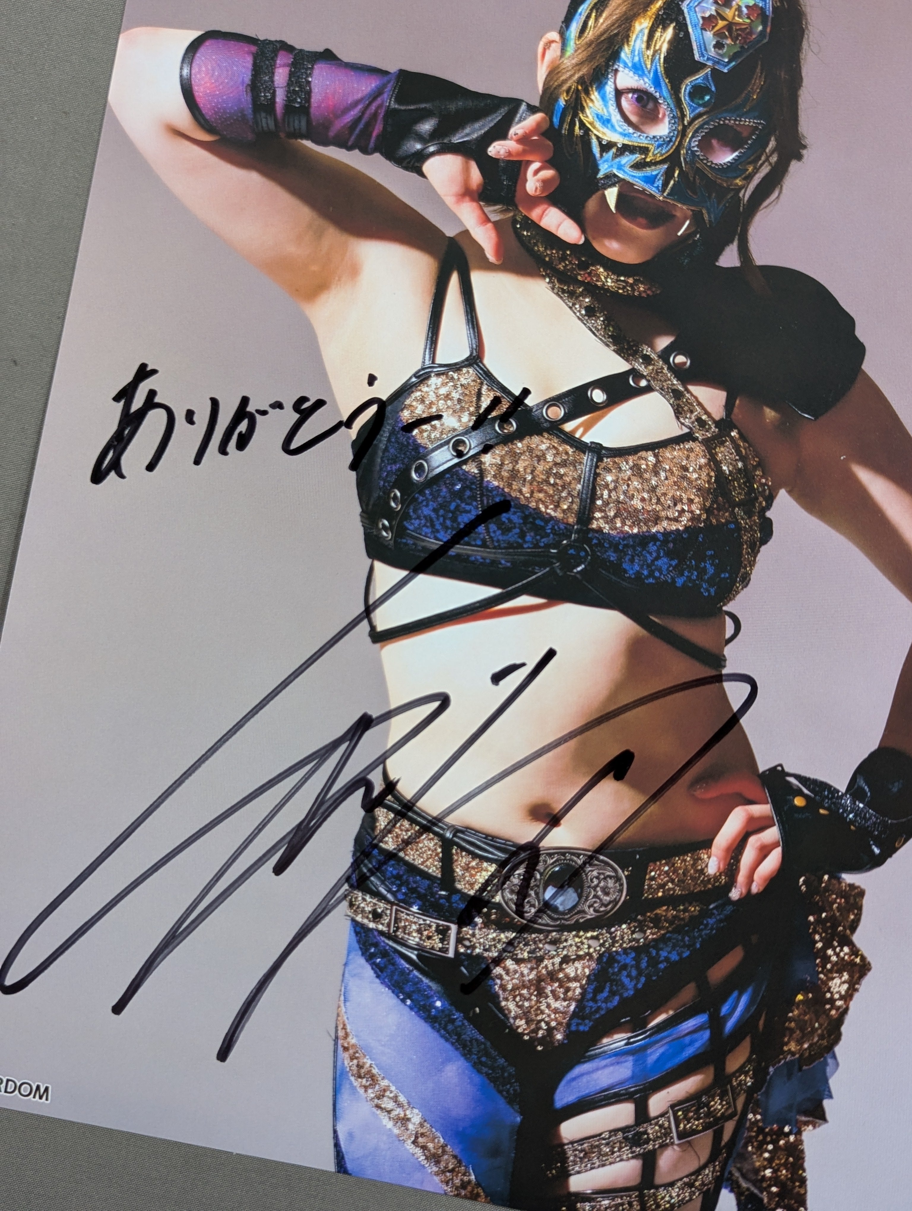 スターライト・キッド 直筆サイン入り スターダムポートレート(G-7