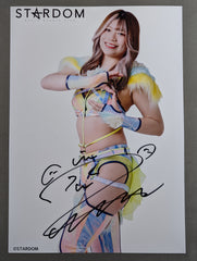 羽南 直筆サイン入り スターダムポートレート(F-6) – 闘道館