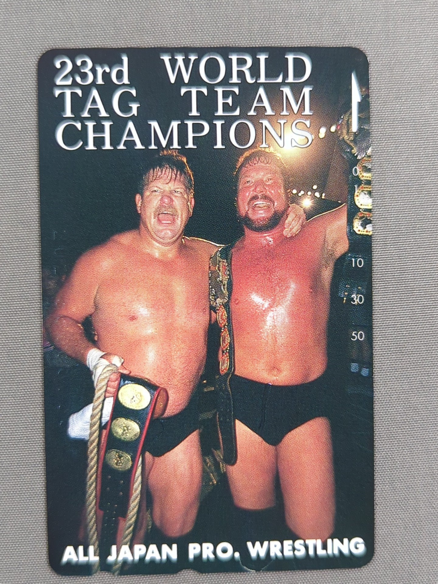 スタン・ハンセン＆テッド・デビアス 23rd WORLD TAG TEAM CHAMPIONS