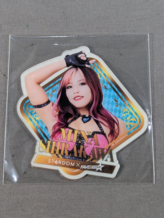 Mina Shirakawa  STARDOM×FAVESTAR! Acrylic sticker 