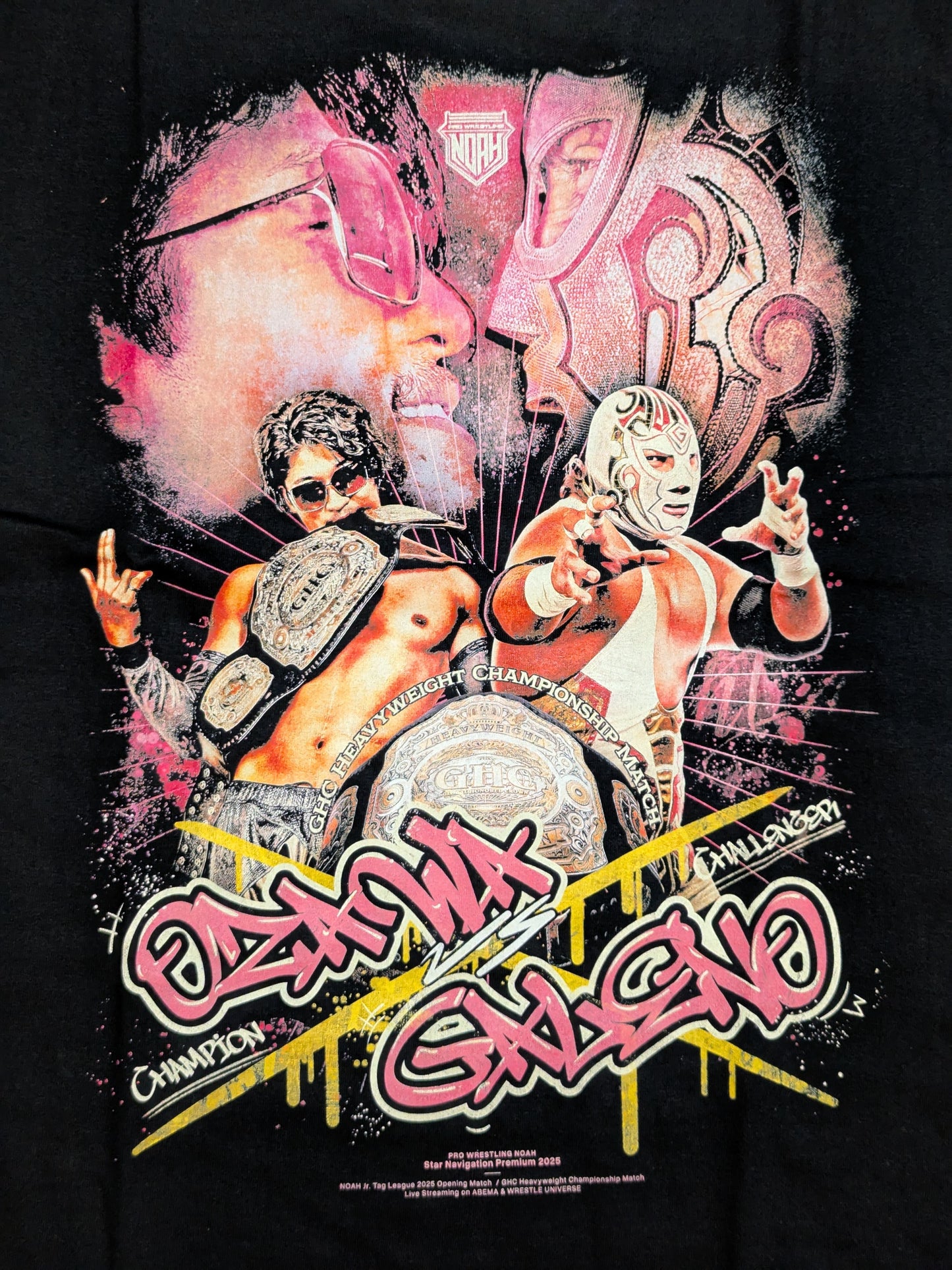 OZAWA vs Galeno "GHC Heavyweight Fighters Rights" Visual T-Shirt