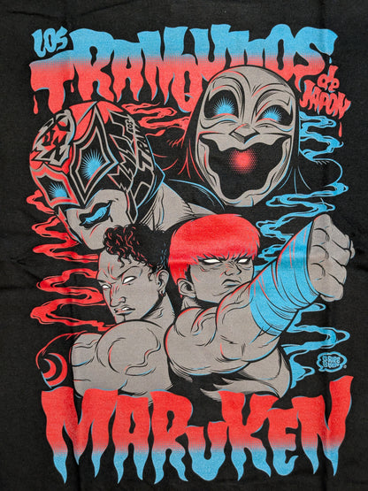 Naomichi Marufuji & Kenoh  vs BUSHI &XXXX GRAPE BRAIN T-Shirt