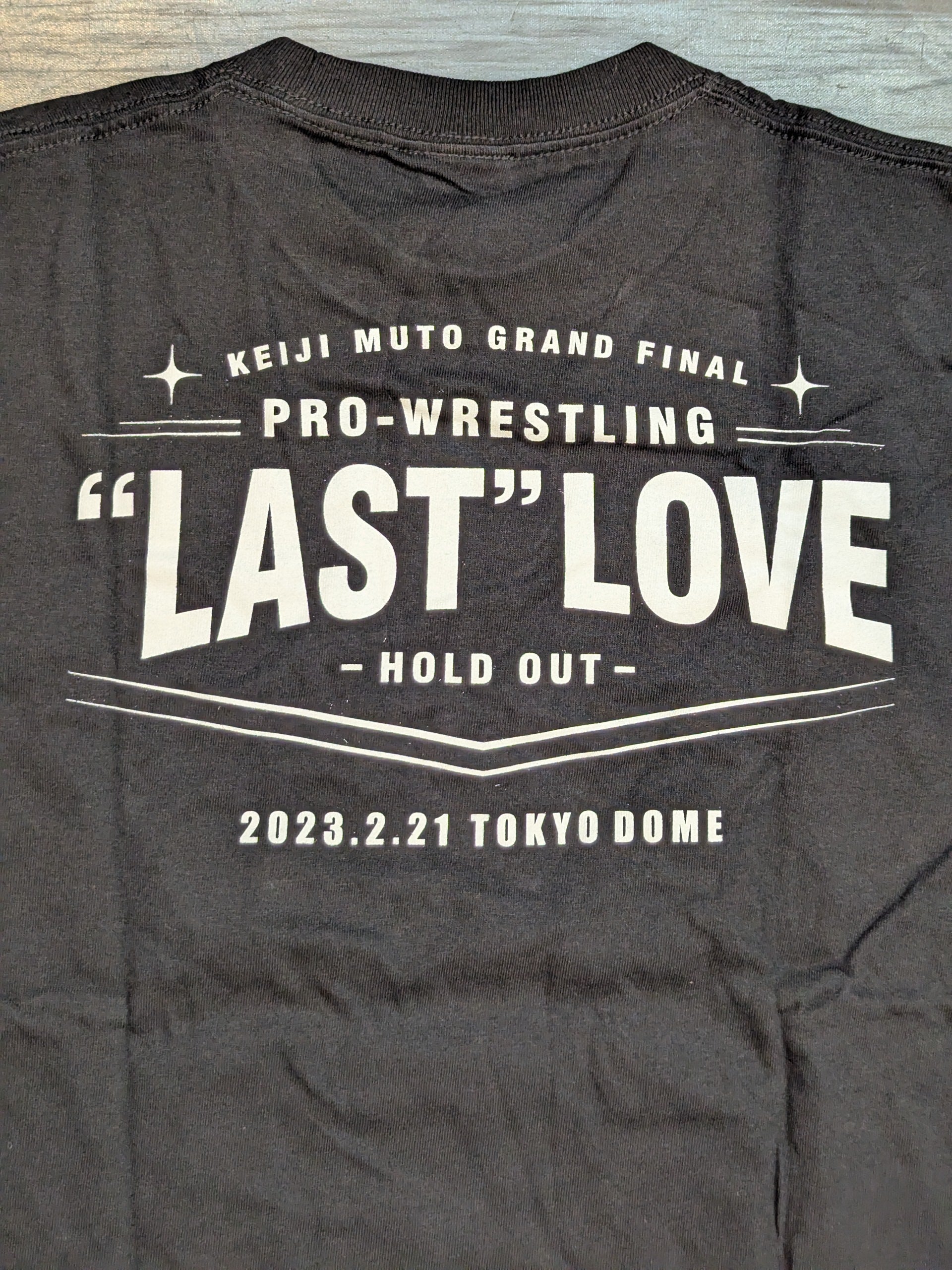 武藤敬司「LAST LOVE」ロゴTシャツ – 闘道館 武藤敬司「LAST LOVE」ロゴTシャツ – 闘道館