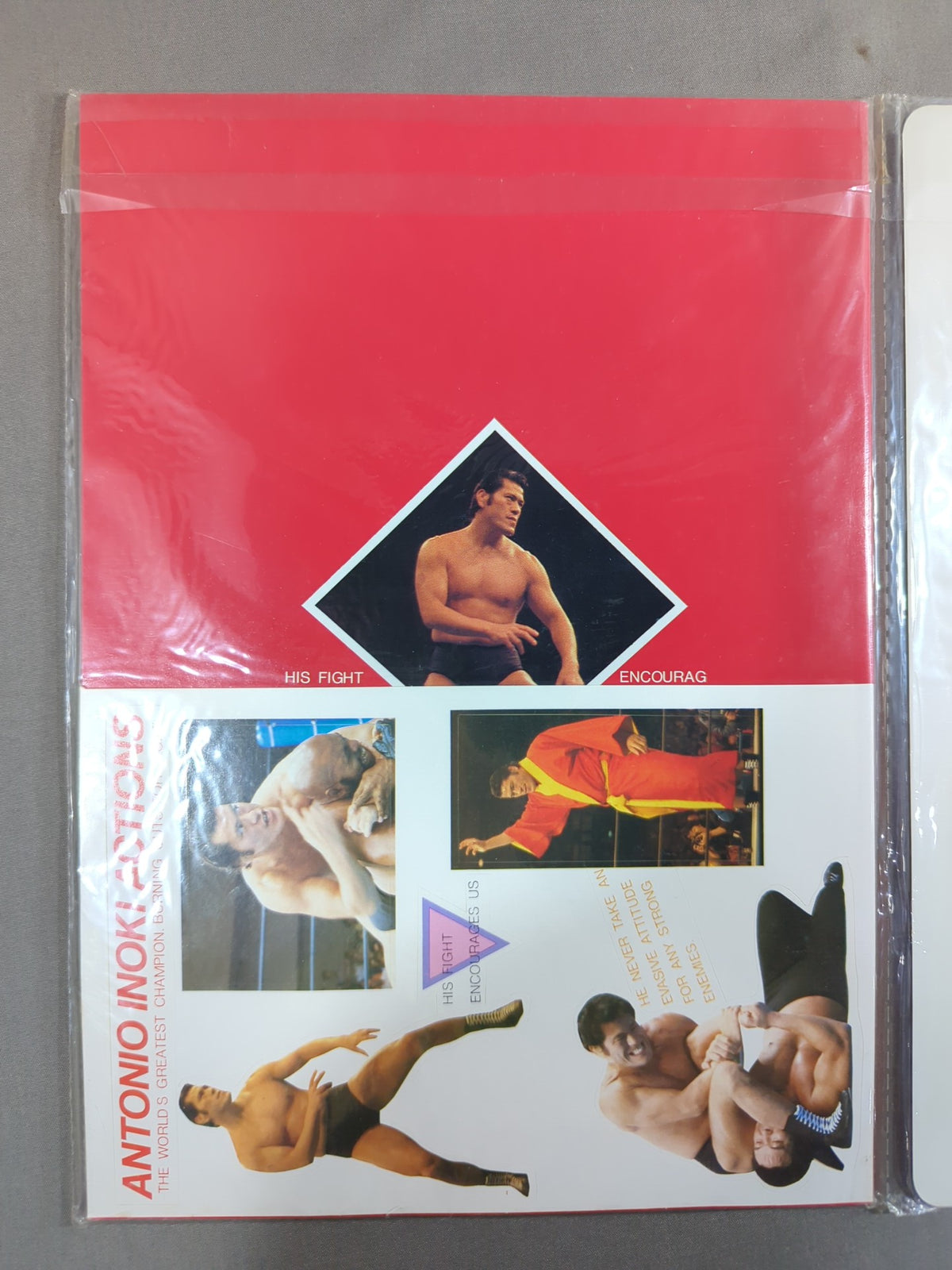New Japan Pro Wrestling  Antonio Inoki  Stationery Set