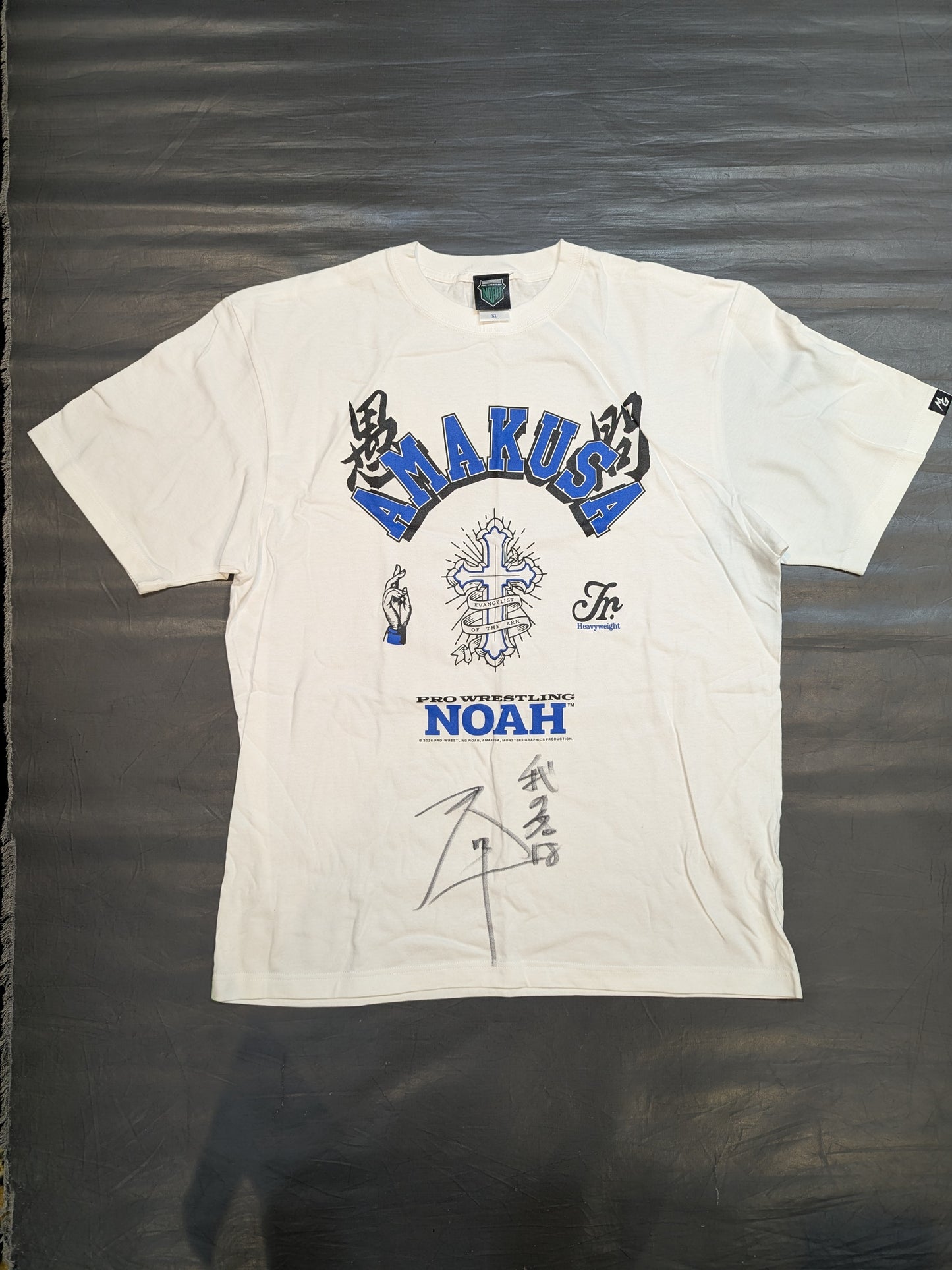 【hand signed autograph】 AMAKUSA "Fool's Question" T-shirt (MONSTERS GRAPHICS)