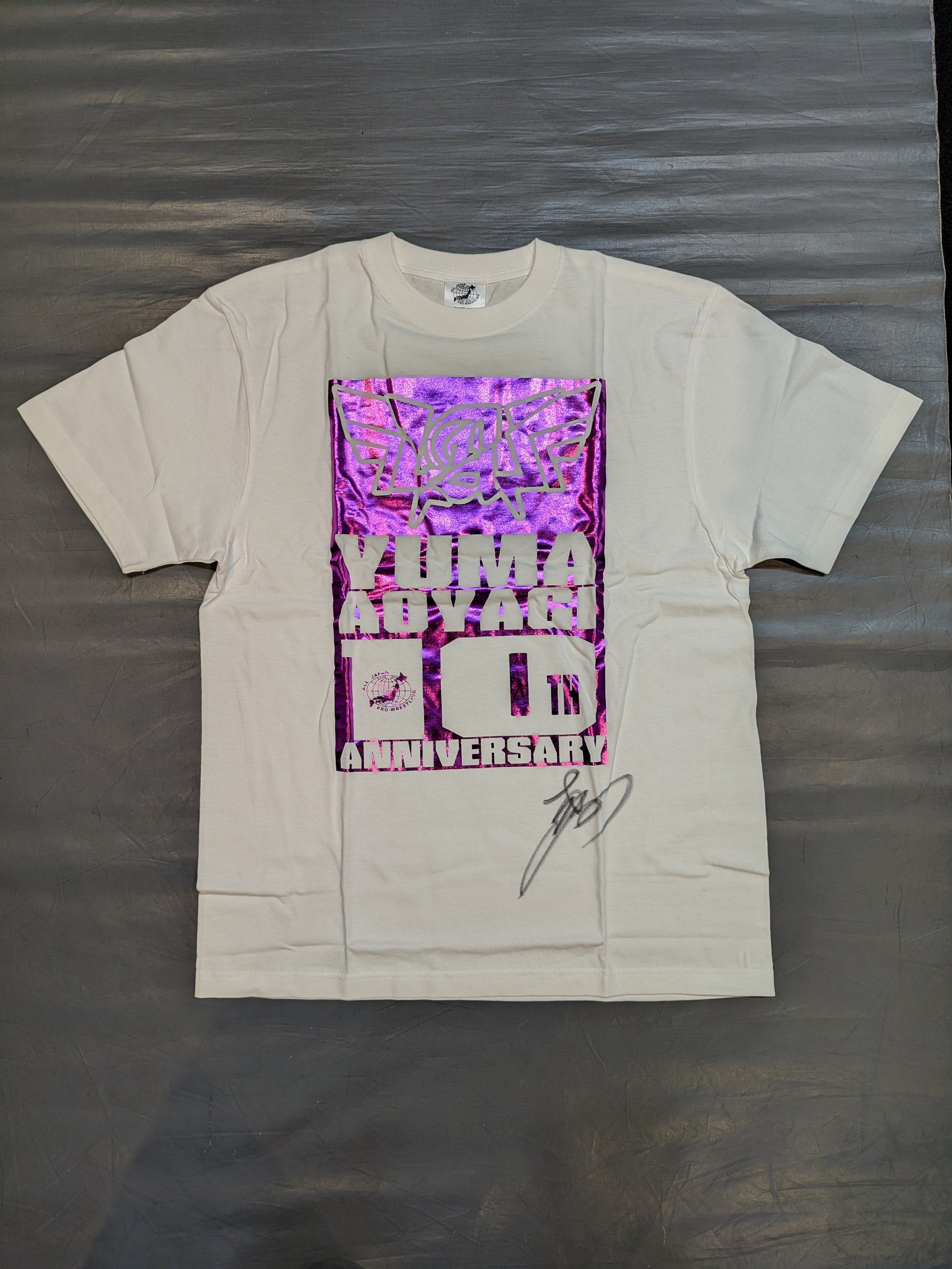 直筆サイン入り】青柳優馬「10周年記念」Tシャツ – 闘道館