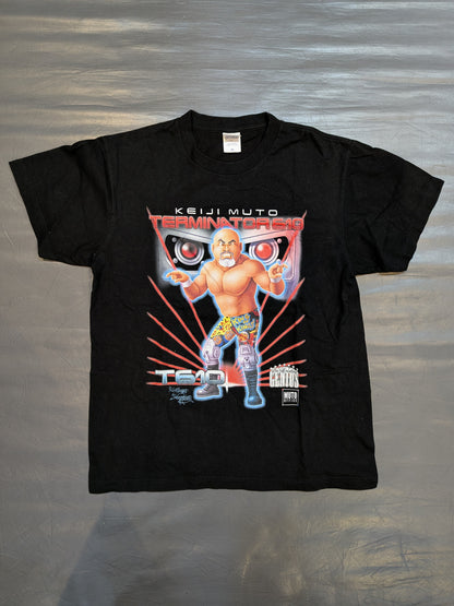 武藤敬司「ターミネーター610」坂井永年氏イラスト Tシャツ