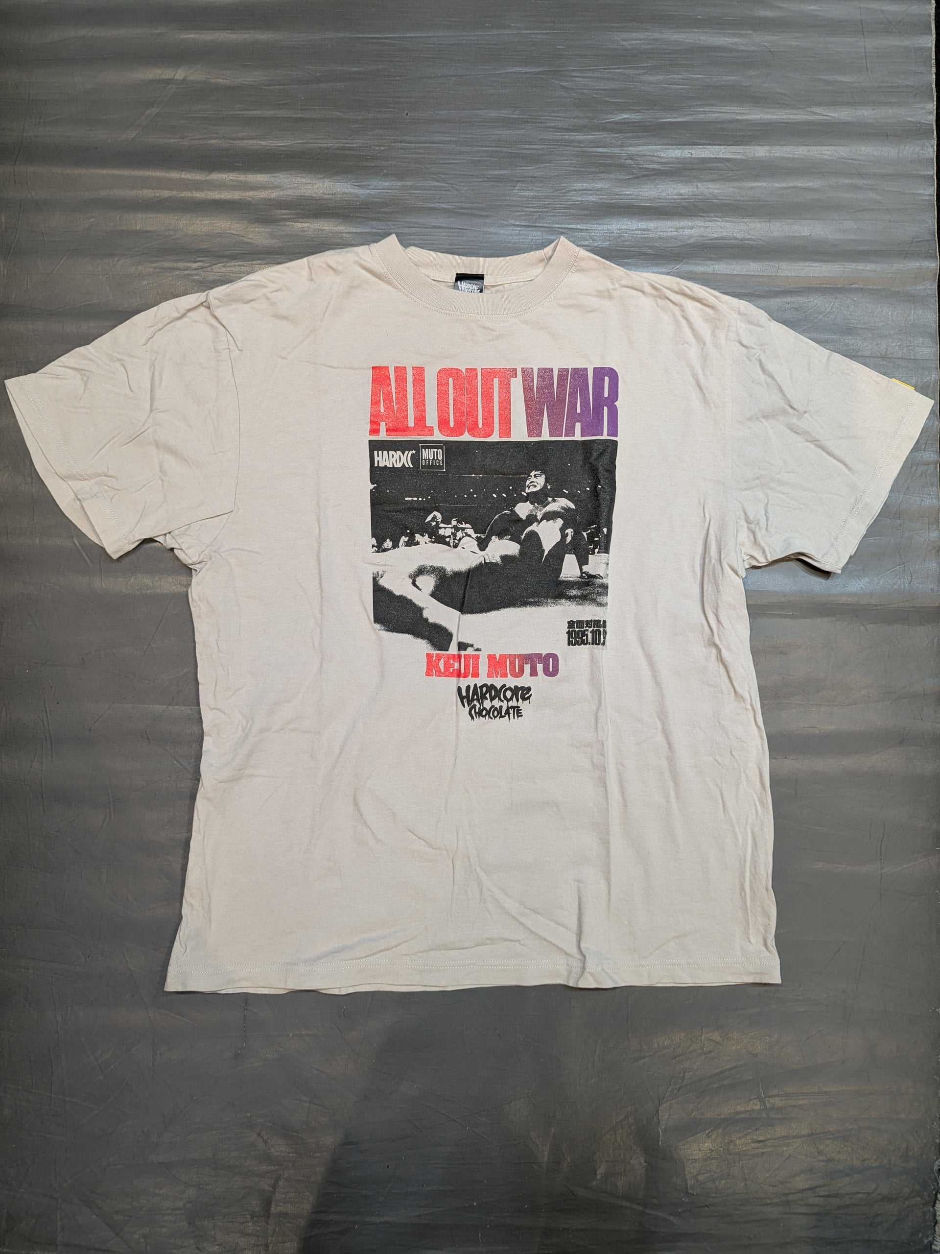 武藤敬司 2022(全面対抗ライトグレー) Tシャツ – 闘道館
