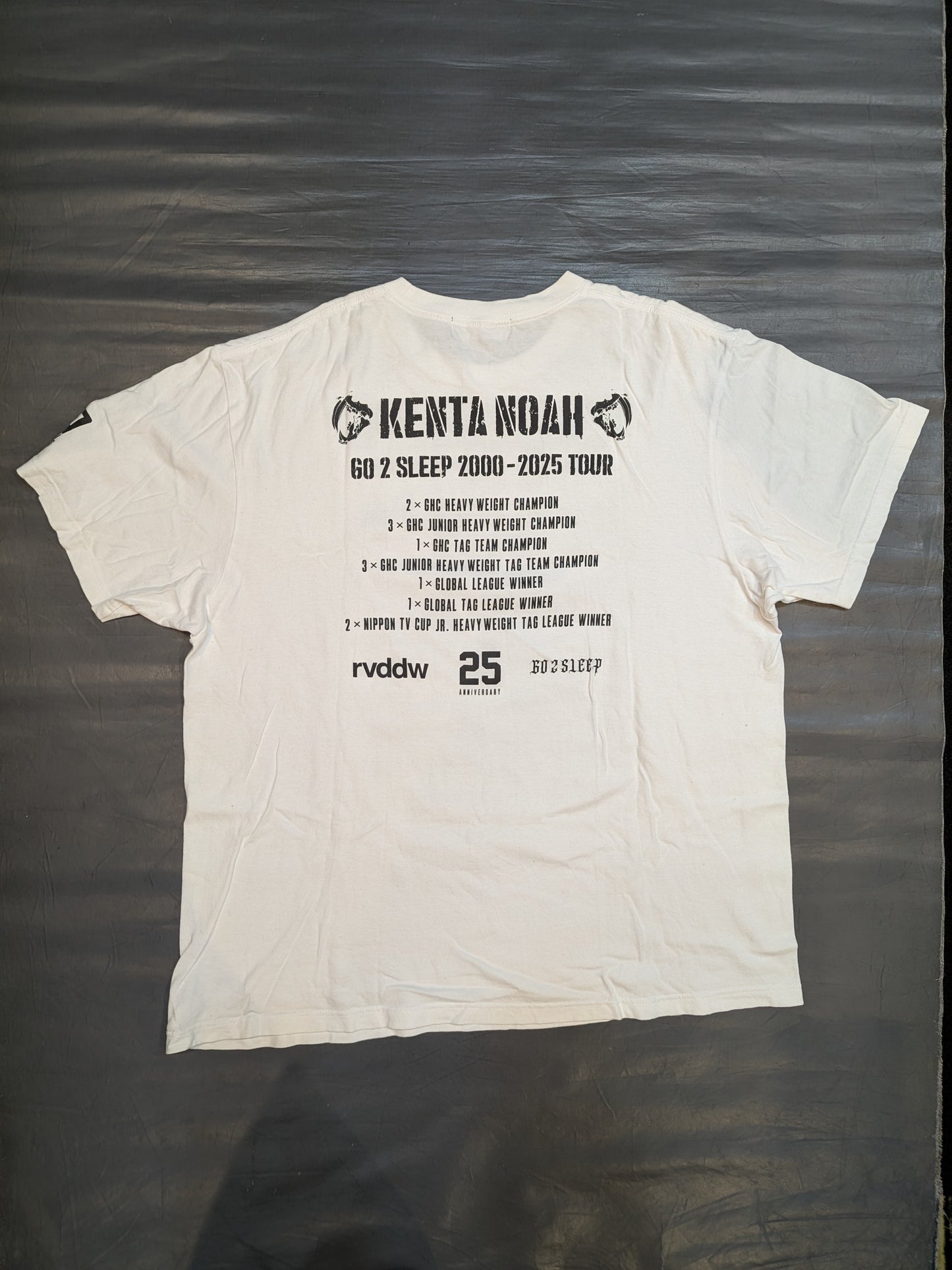 KENTA "GO 2 SLEEP 2000-2025 TOUR" T-Shirt (White)