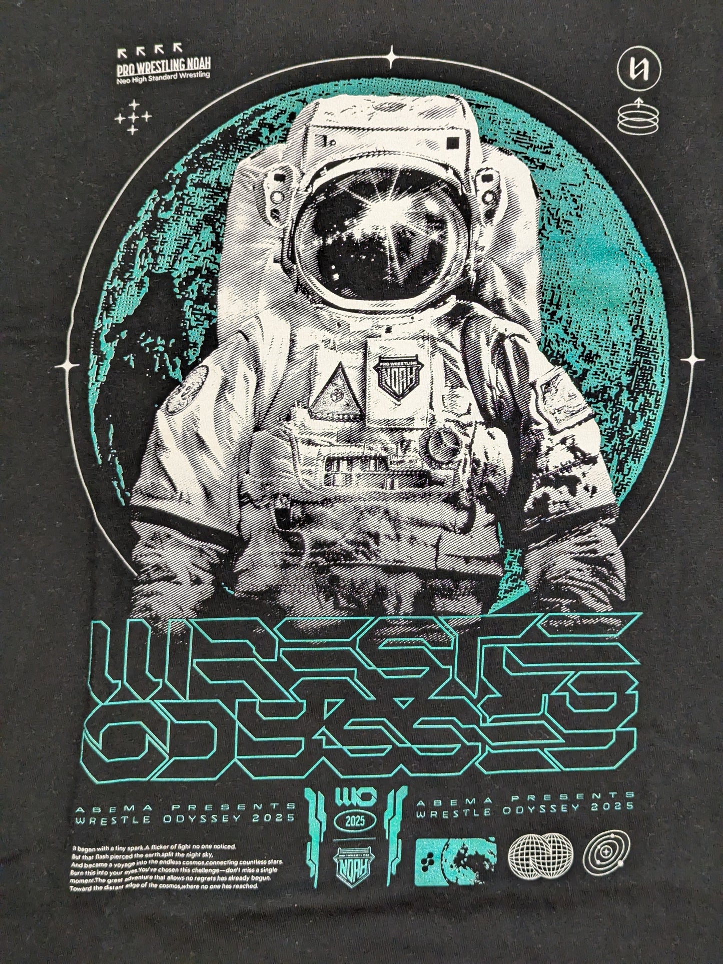 2025.10.11 Ryogoku  Games Commemorative "WRESTLE ODYSSEY" T-Shirt