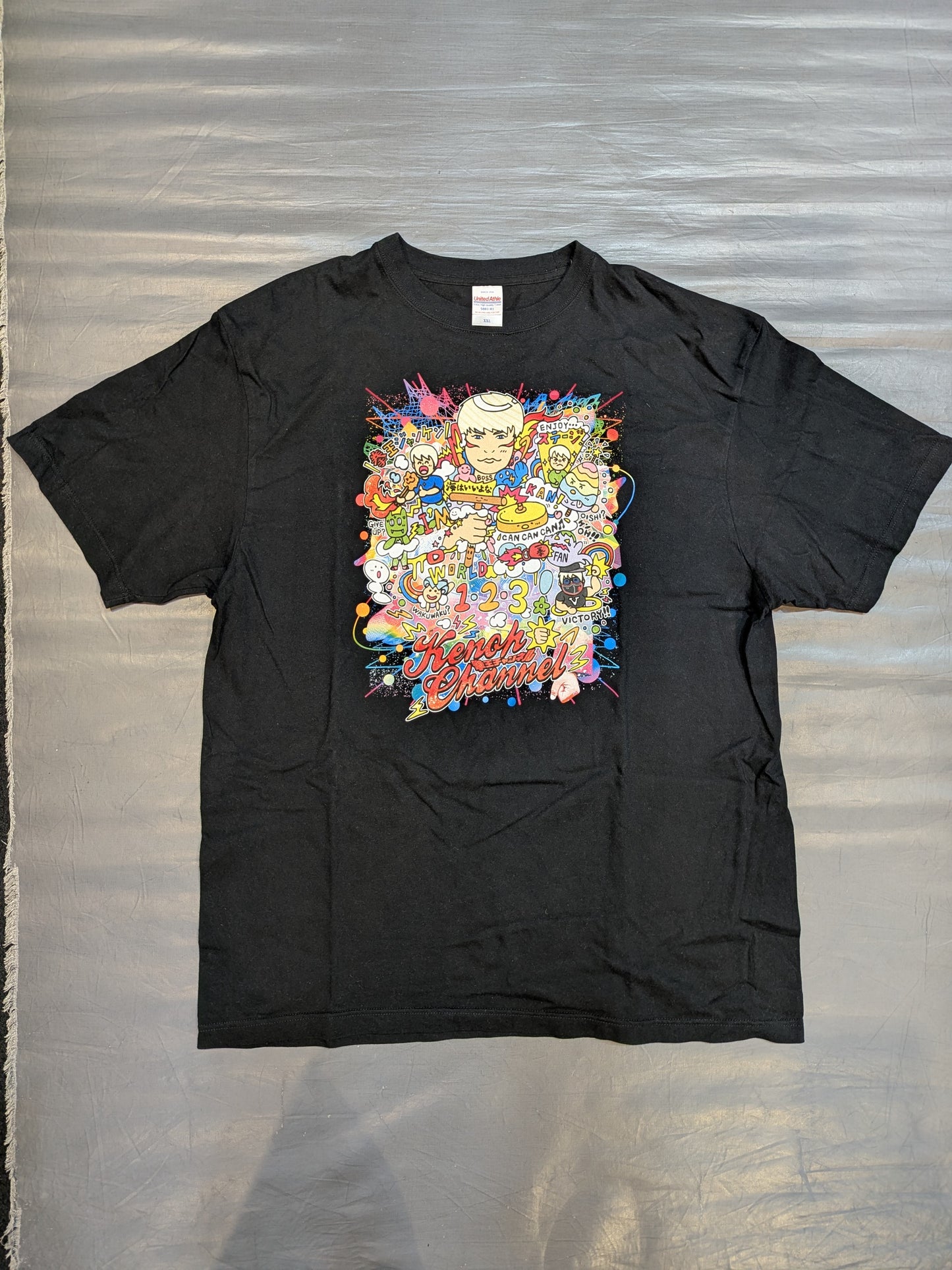 Kenoh  Channel "WORLD KENOH" T-Shirt (Black)