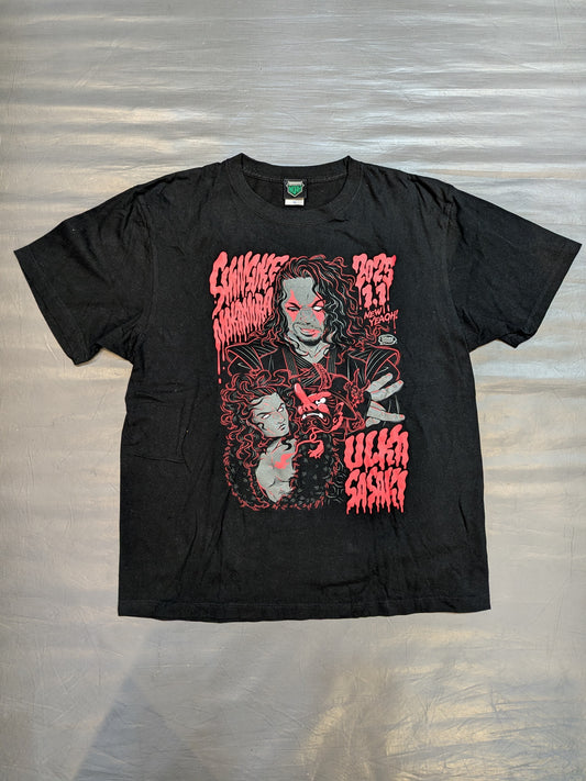NOAH×GRAPE BRAIN「中邑真輔vs佐々木憂流迦」イラストTシャツ