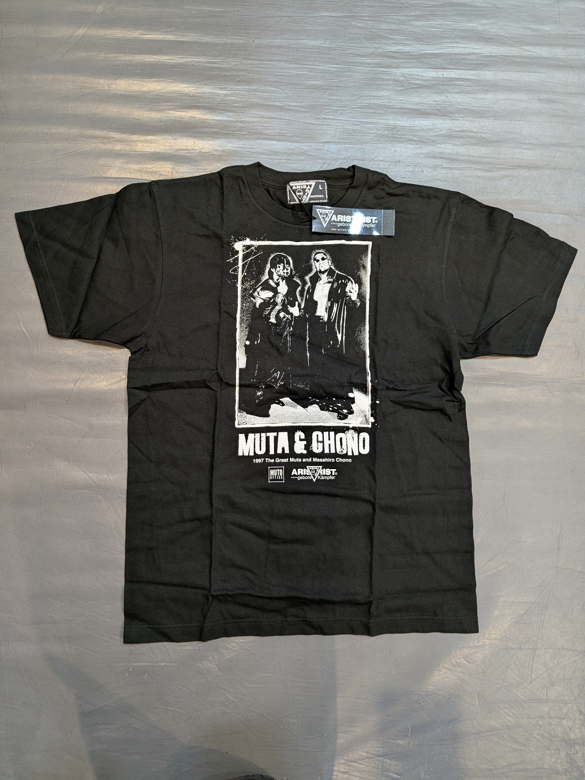 新品未使用品グレートムタ、蝶野　Tシャツ　グレートムタ闘魂タオル　セット グレート・ムタ×蝶野正洋コラボ ARISTRIST Tシャツ – 闘道館