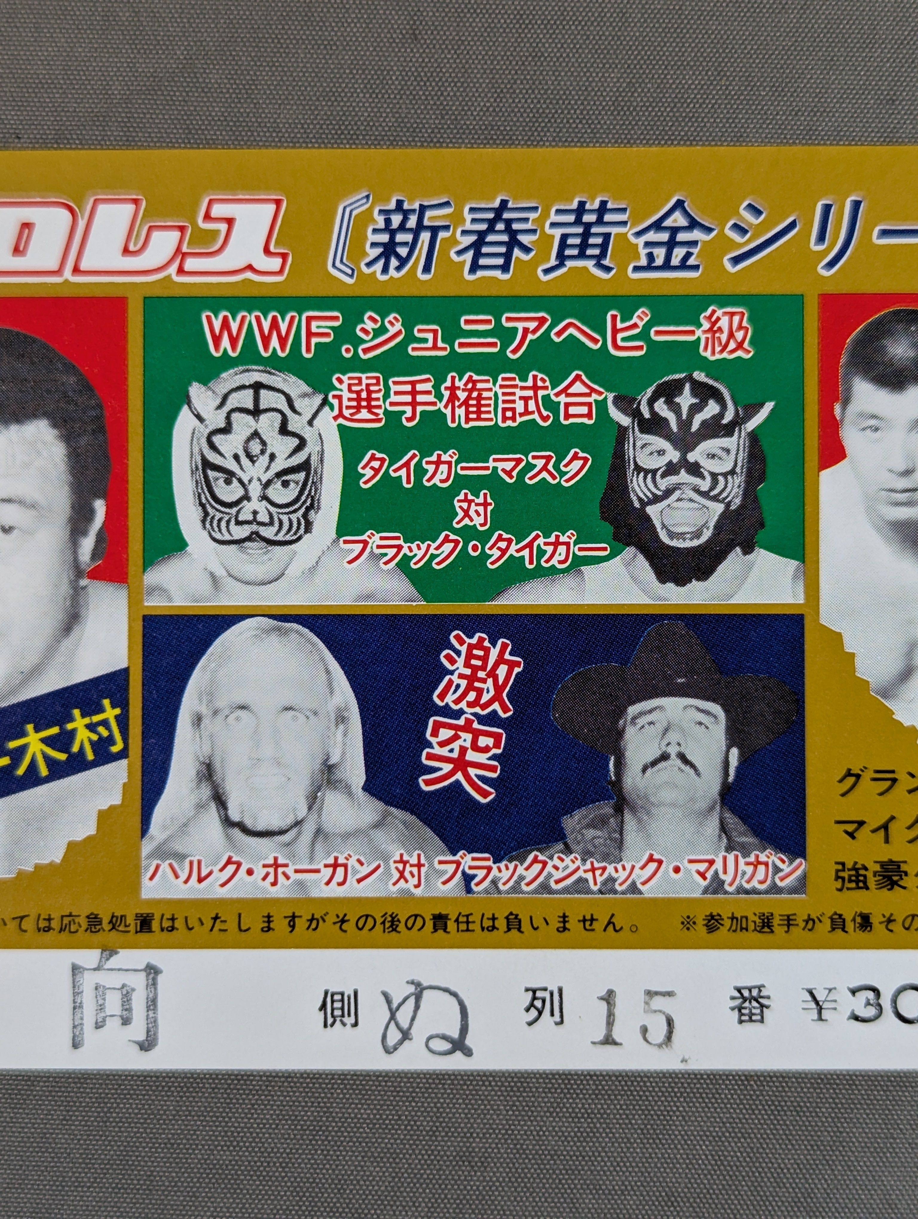 ☆WWFジュニアヘビー級選手権試合☆ タイガーマスクvsブラック