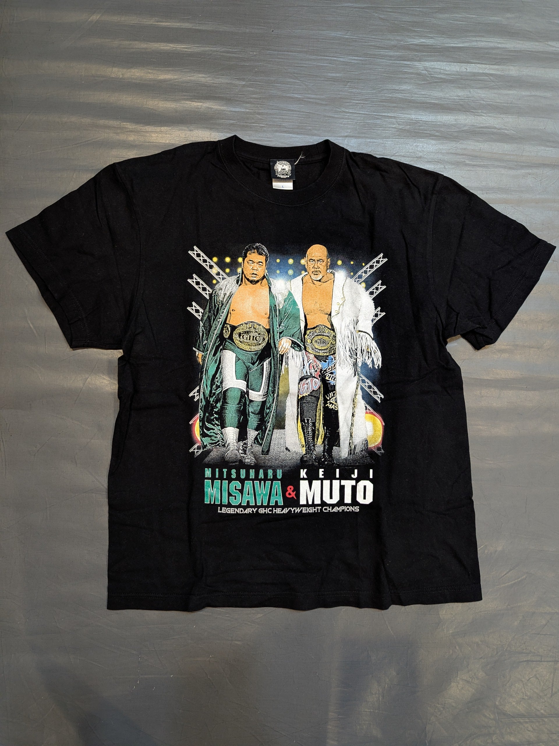 三沢光晴　武藤敬司　Tシャツ　Mサイズ 武藤敬司＆三沢光晴 Tシャツ – 闘道館