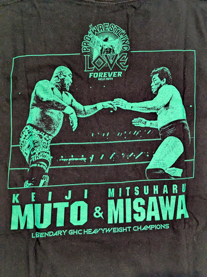Muto Keiji &Mitsuharu Misawa T-shirt