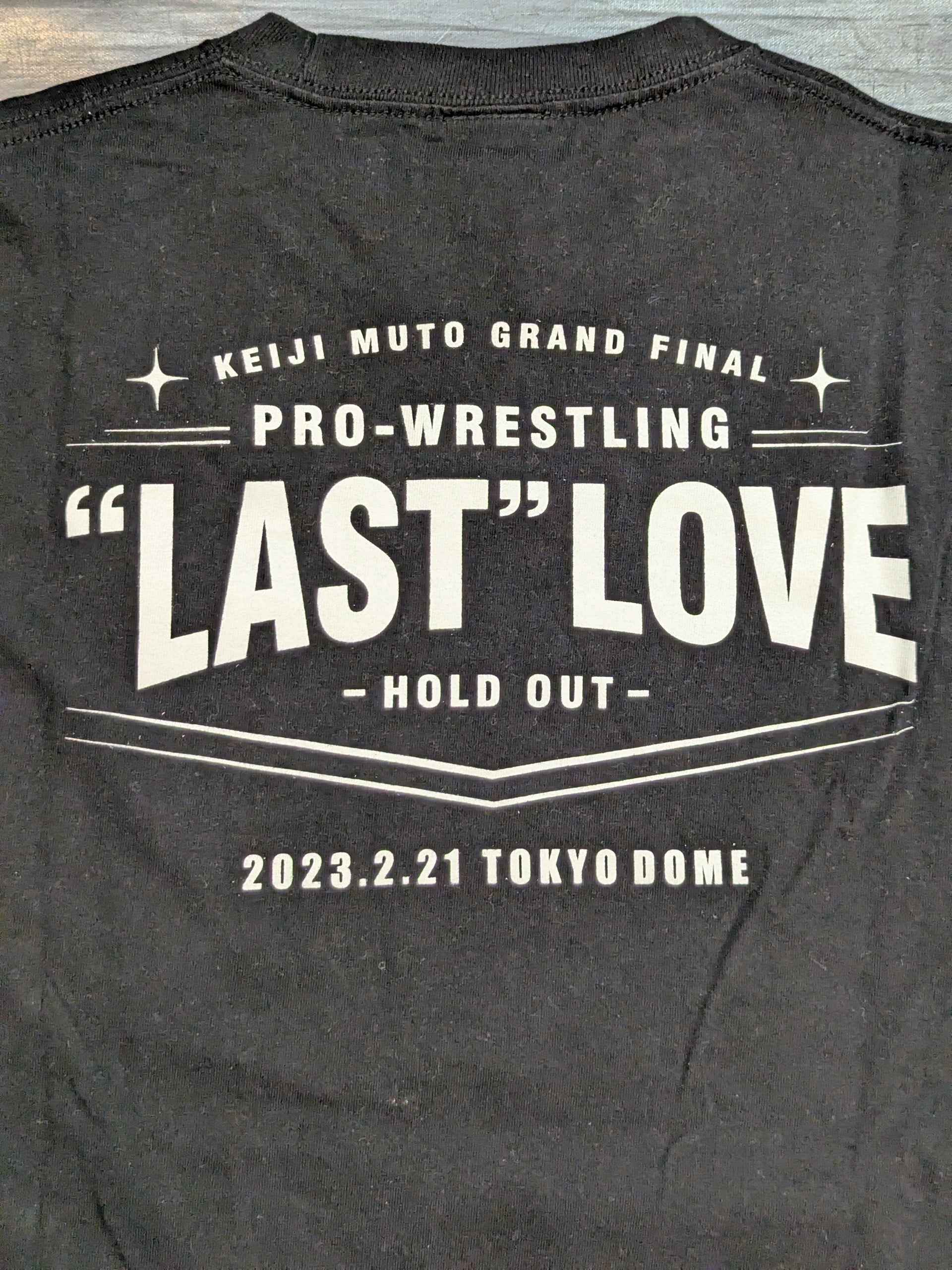 武藤敬司「LAST LOVE」ロゴTシャツ – 闘道館